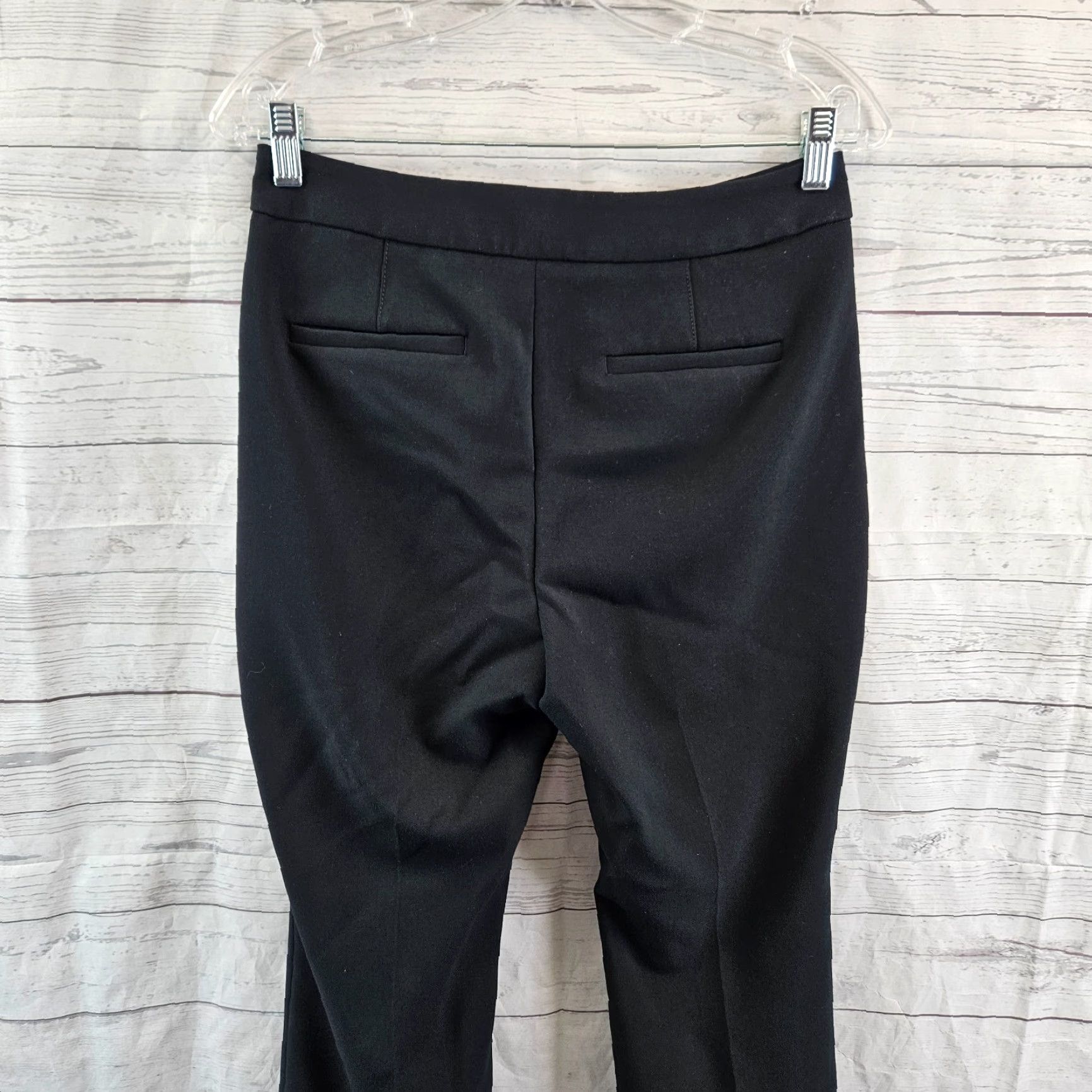 Banana Republic VINTAGE? No — Banana Republic Womens Cropped Pants Sz 2 Black Button Fly Mid Rise - Banana Republic - Pants - Women - Crop - Black - Size 2 Size 26" / US 2 / IT 38 - 4 Thumbnail