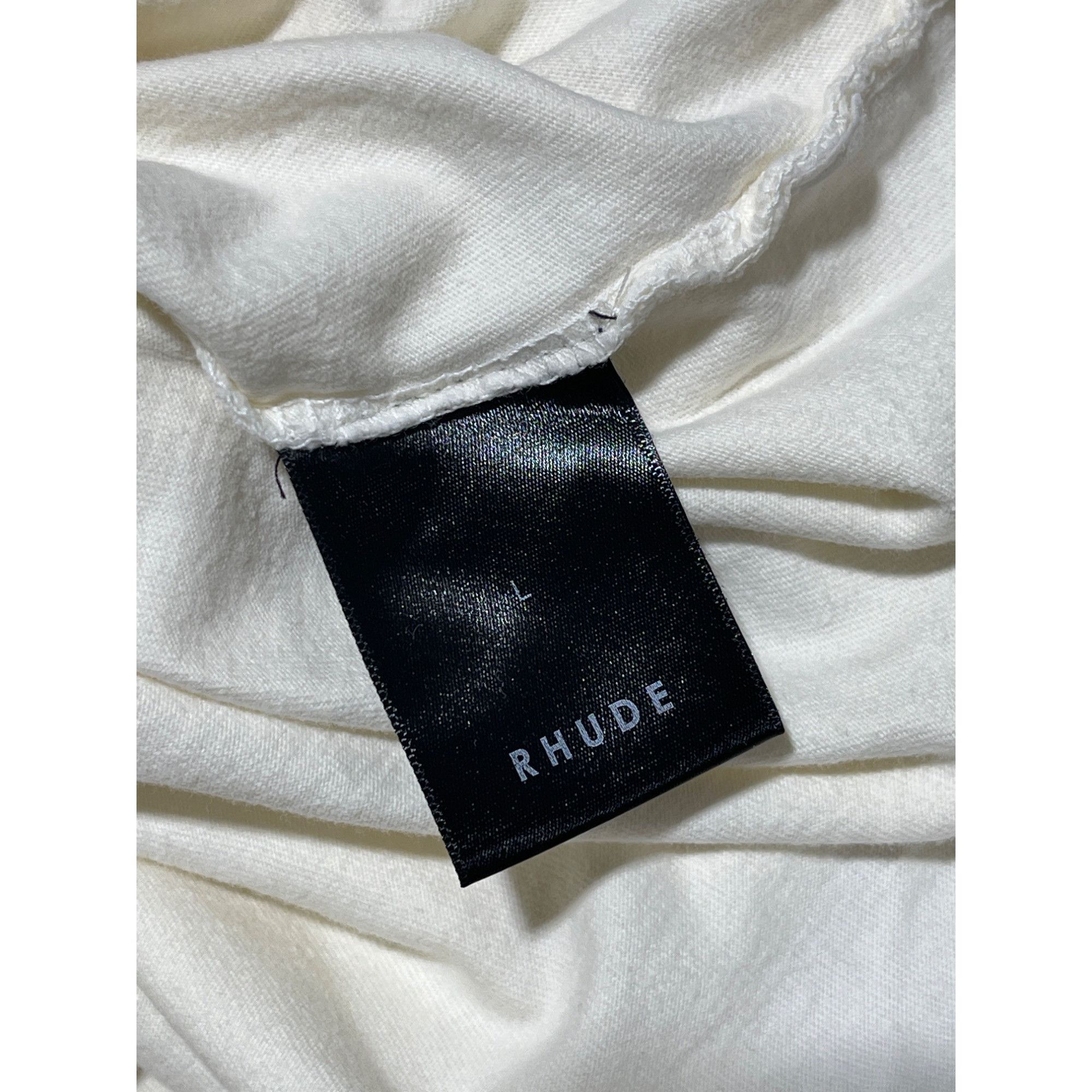 Rhude NEW RHUDE EAGLE DREAM TEE IN IVORY SZ LARGE Size US L / EU 52-54 / 3 - 6 Thumbnail