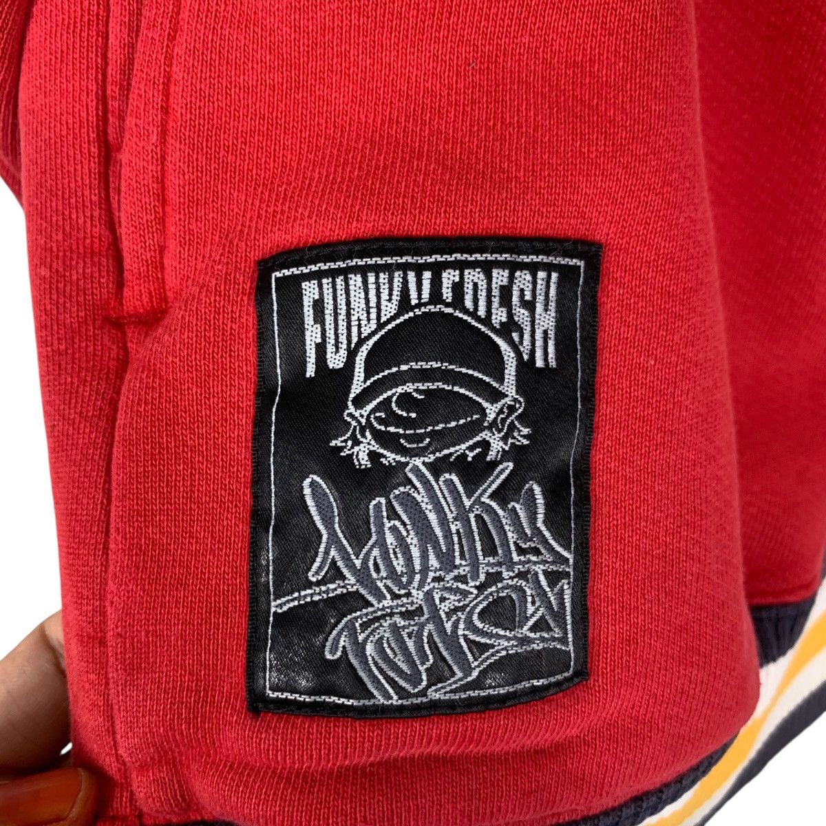 Japanese Brand FUNKY FRESH Style Embroidered Crewneck Sweatshirt #3628-C166 Size US M / EU 48-50 / 2 - 7 Thumbnail
