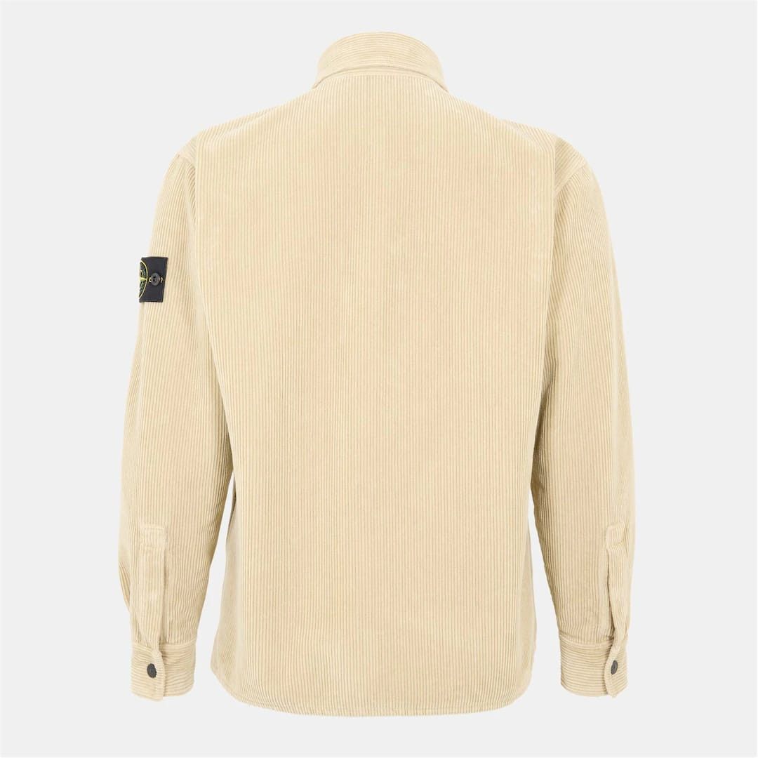 Stone Island o1g2r1mq0526 Textured Structured Overshirt in Beige Size US XL / EU 56 / 4 - 2 Thumbnail