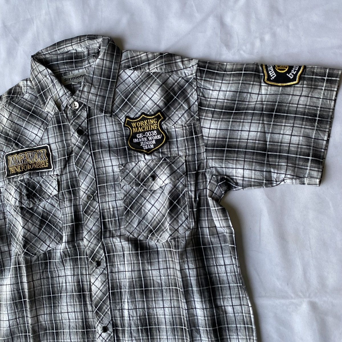 If Six Was Nine × Japanese Brand × Le Grande Bleu (L.G.B.) ImageWork Golden Eagle Button Up Workshirt Size US L / EU 52-54 / 3 - 3 Thumbnail