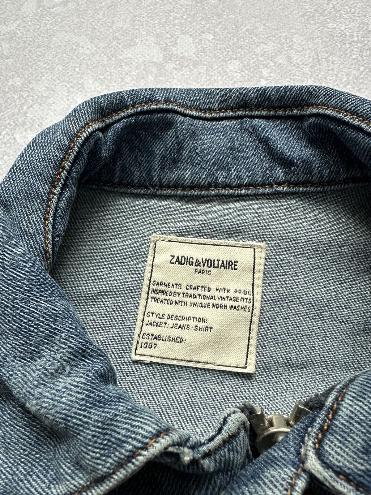 Other Denim Jacket Zadig&Voltaire Paris size S Size S / US 4 / IT 40 - 7 Thumbnail