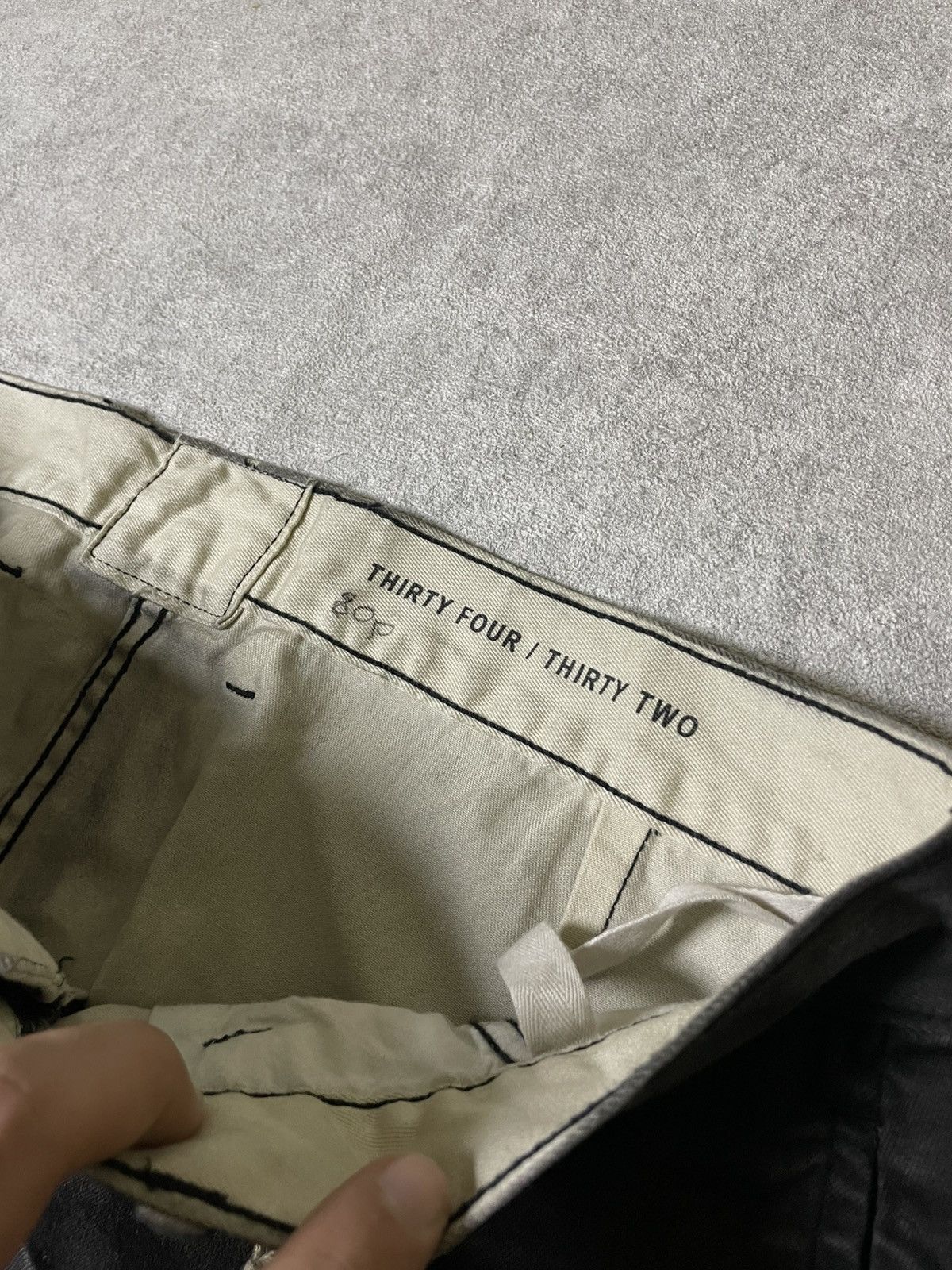 Allsaints Skull Allsaints Rick Owens Style Drop Crotch Jeans Size US 32 / EU 48 - 7 Thumbnail