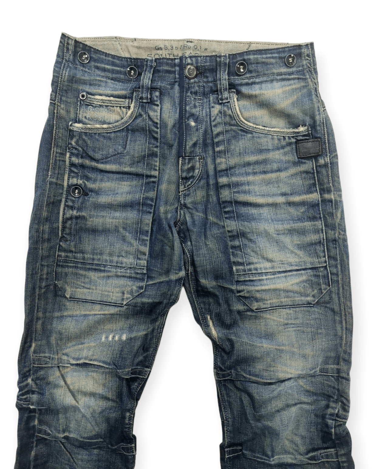 G Star Raw Y2K Rusty Distressed Denim