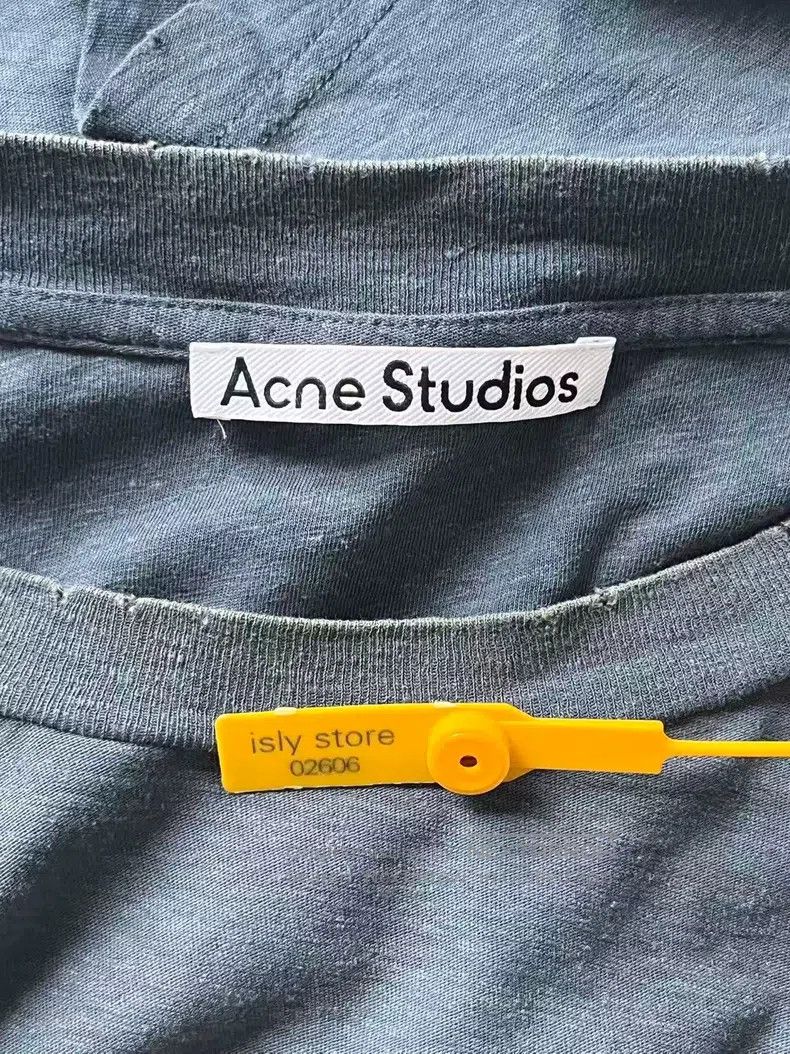 Acne Studios Acne Studios 1996 Series Letter Round Neck Short Sleeve Lo Size US M / EU 48-50 / 2 - 5 Thumbnail