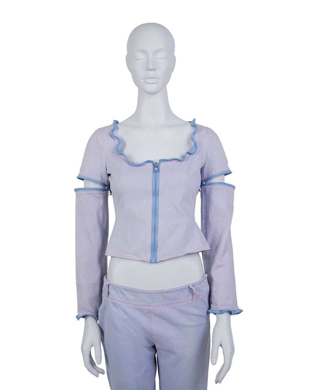 Miu Miu Miu Miu S/S2000 Two Piece Suit Size XS / US 0-2 / IT 36-38 - 2 Thumbnail