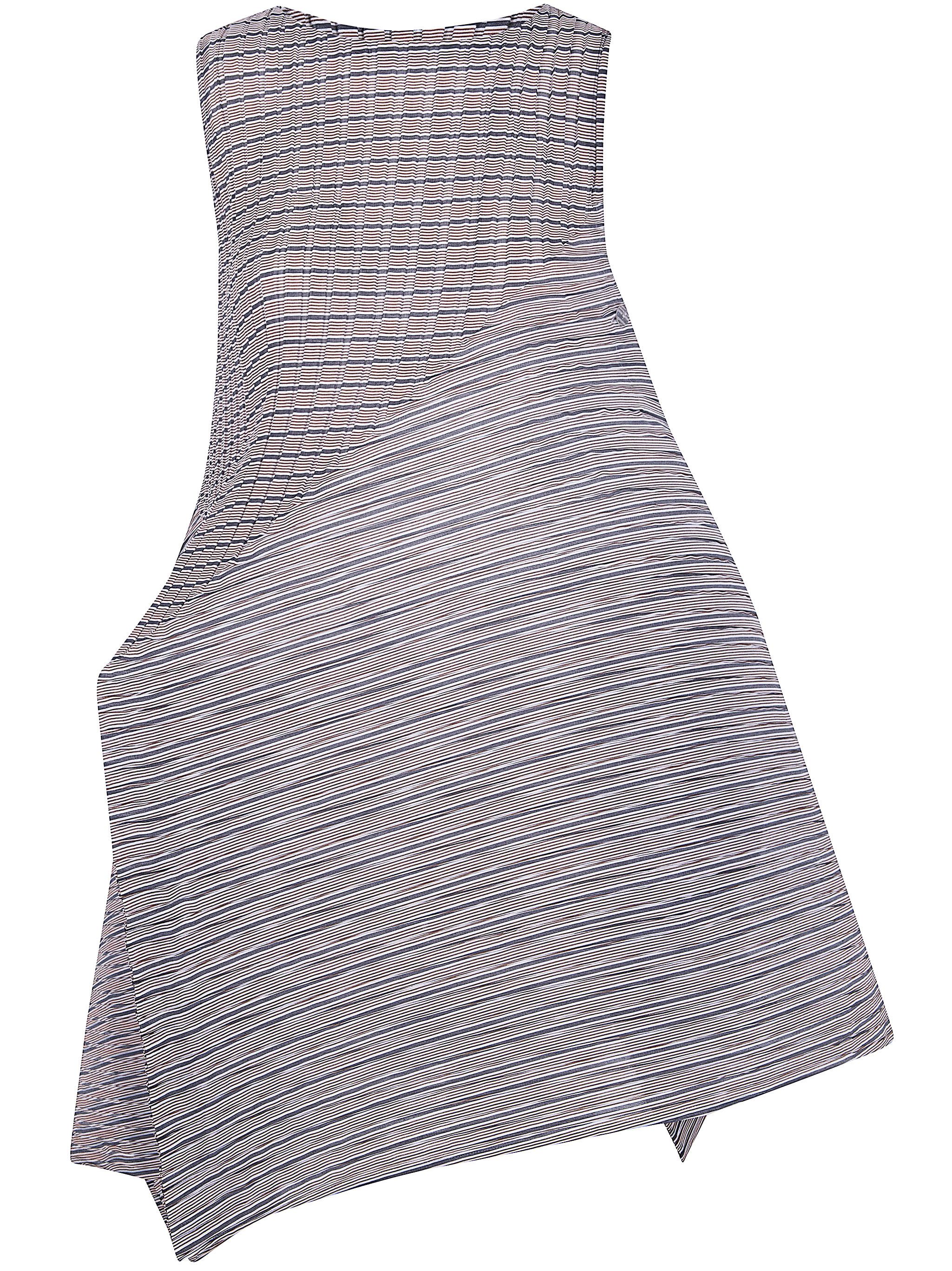 Issey Miyake "GENERIC STRIPES" MACHINE PLEATS DRESS Size M / US 6-8 / IT 42-44 - 1 Thumbnail