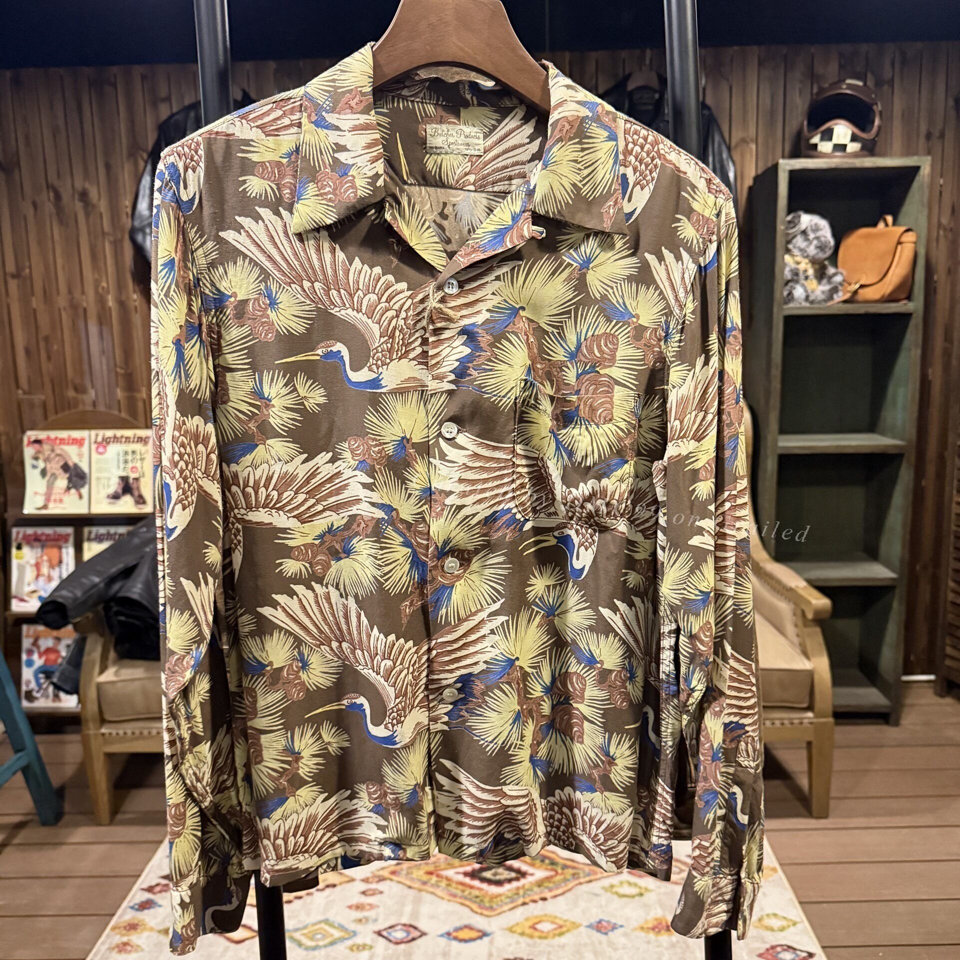 At Last & Co Atlast&Co Retro Printed Shirt Size US M / EU 48-50 / 2 - 1 Thumbnail