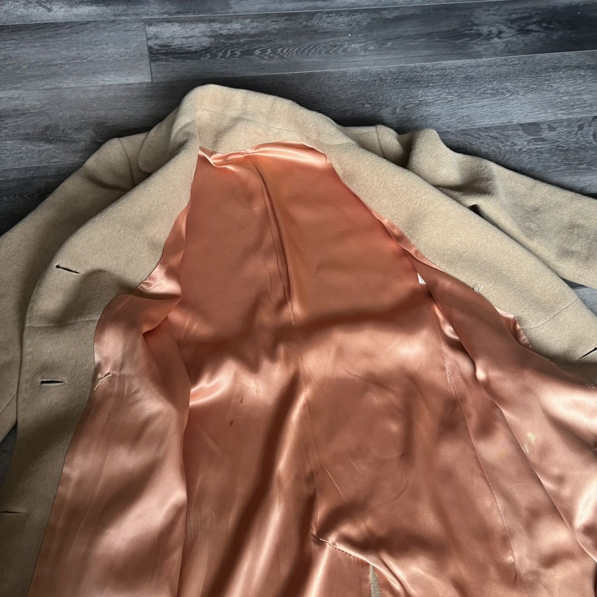 Vintage Vintage Denise Originals Mongolian Camel Hair Long Coat 60s Size L / US 10 / IT 46 - 10 Thumbnail