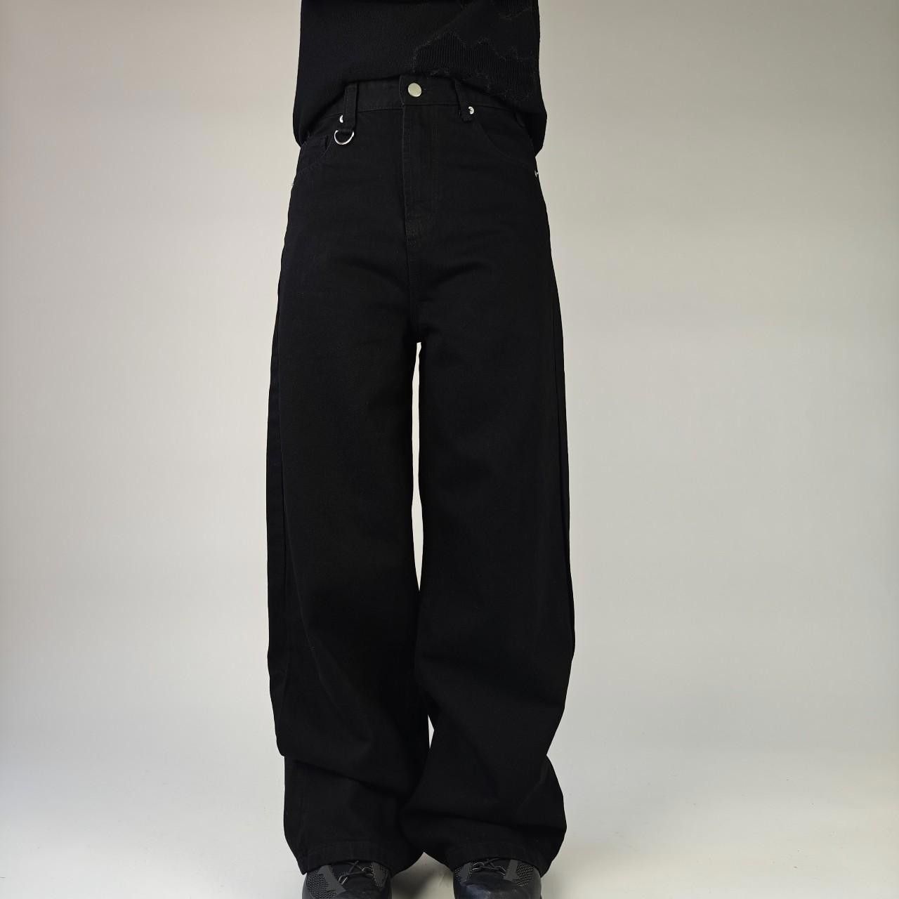 Other Japanese Black Wide Leg Jeans Size US 34 / EU 50 - 1 Thumbnail