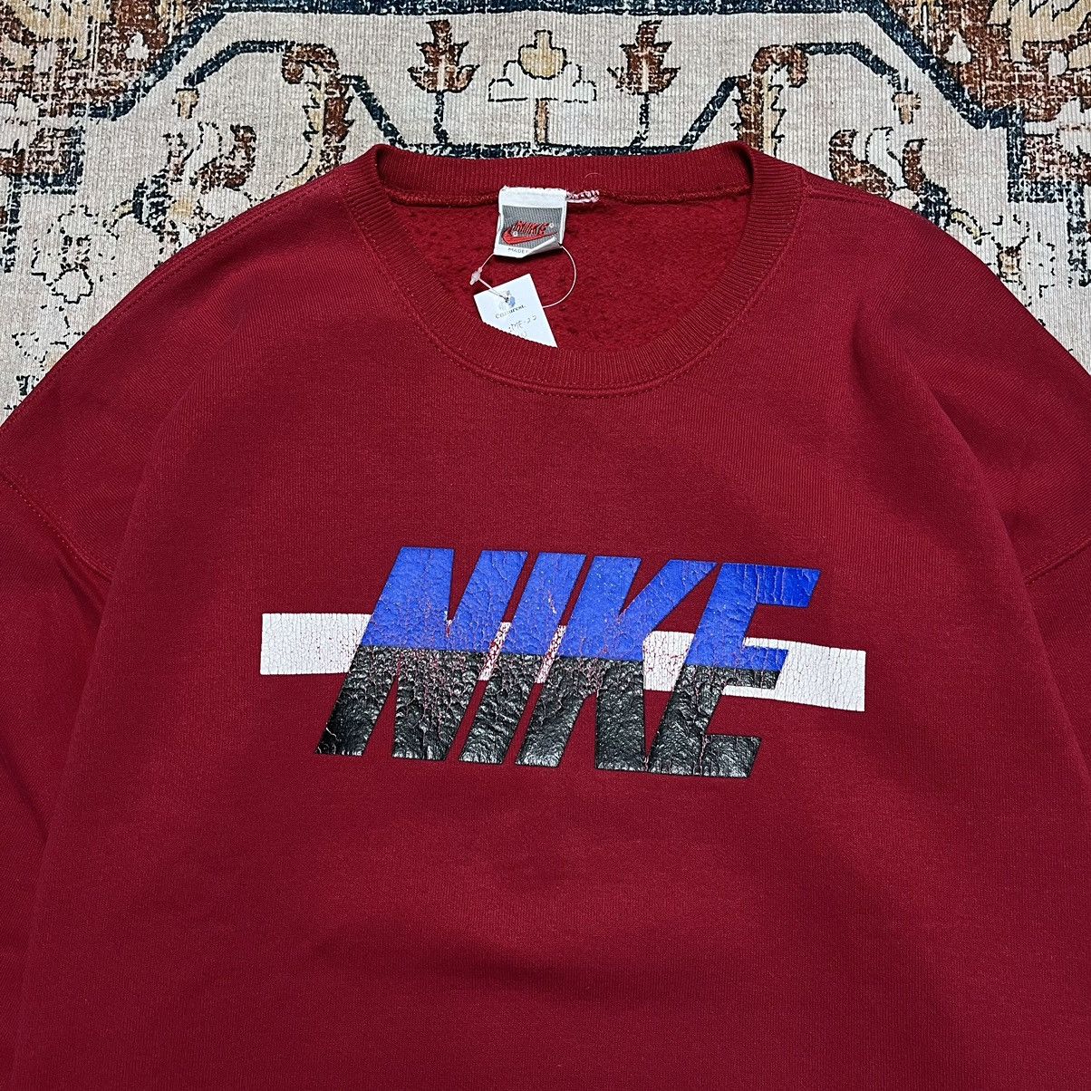 Nike × Vintage Vintage Nike 90's Sweatshirt Size US L / EU 52-54 / 3 - 2 Thumbnail