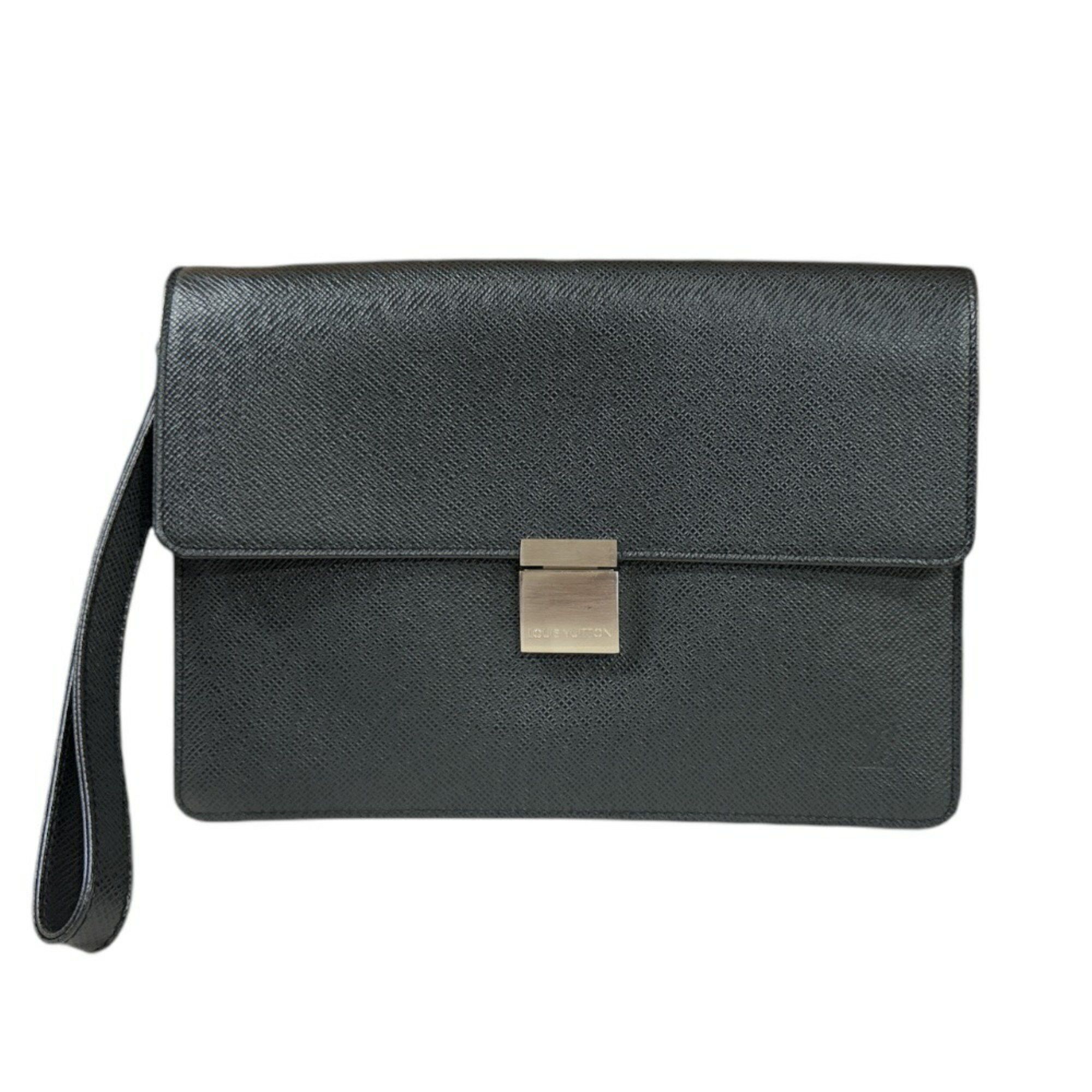 Louis Vuitton Louis Vuitton Selenga Taiga Second Bag M30782 Black Men's LOUIS VUITTON Size ONE SIZE - 1 Thumbnail