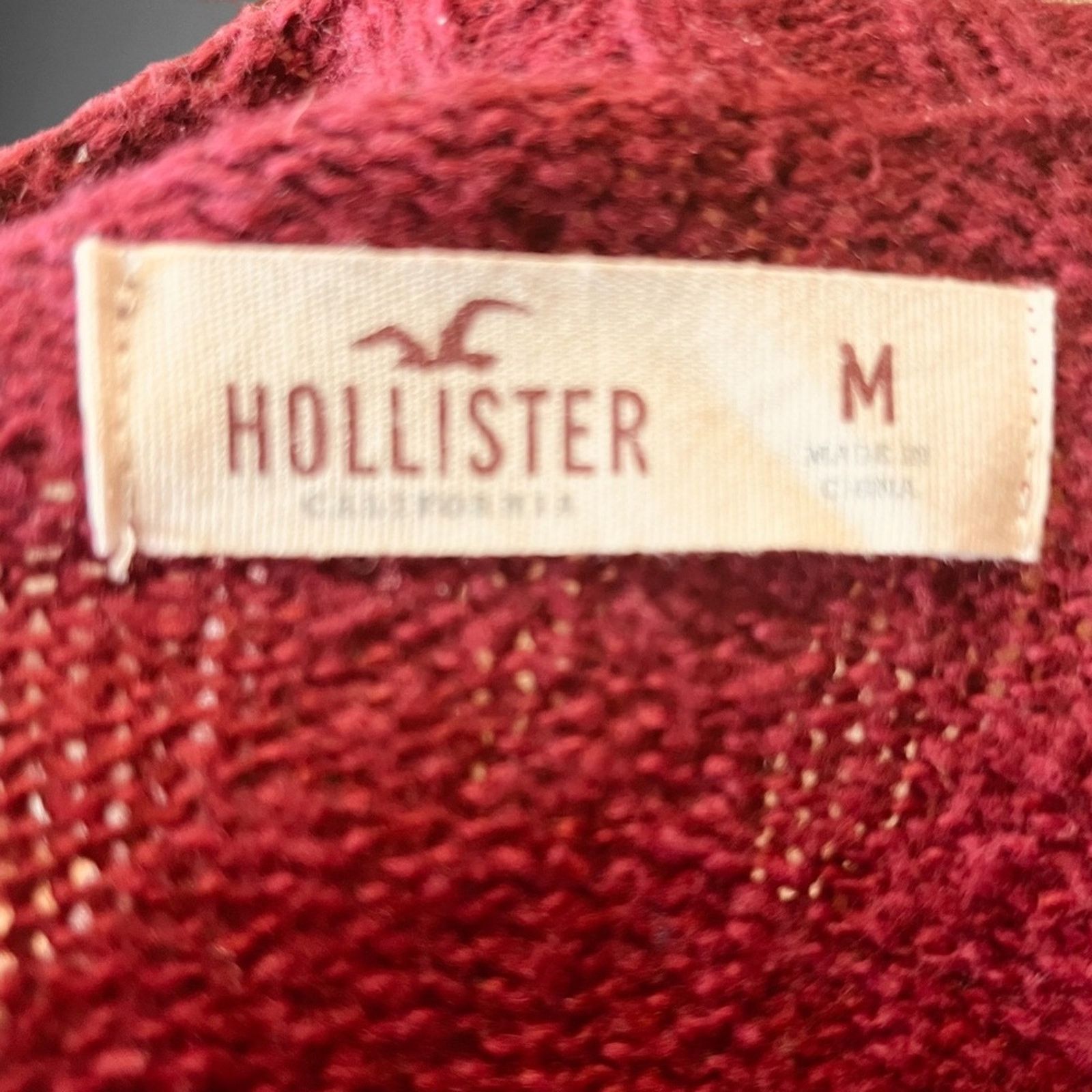 Hollister Hollister Boho Cultural Print Open Front Sweater Cardigan Size M / US 6-8 / IT 42-44 - 6 Thumbnail