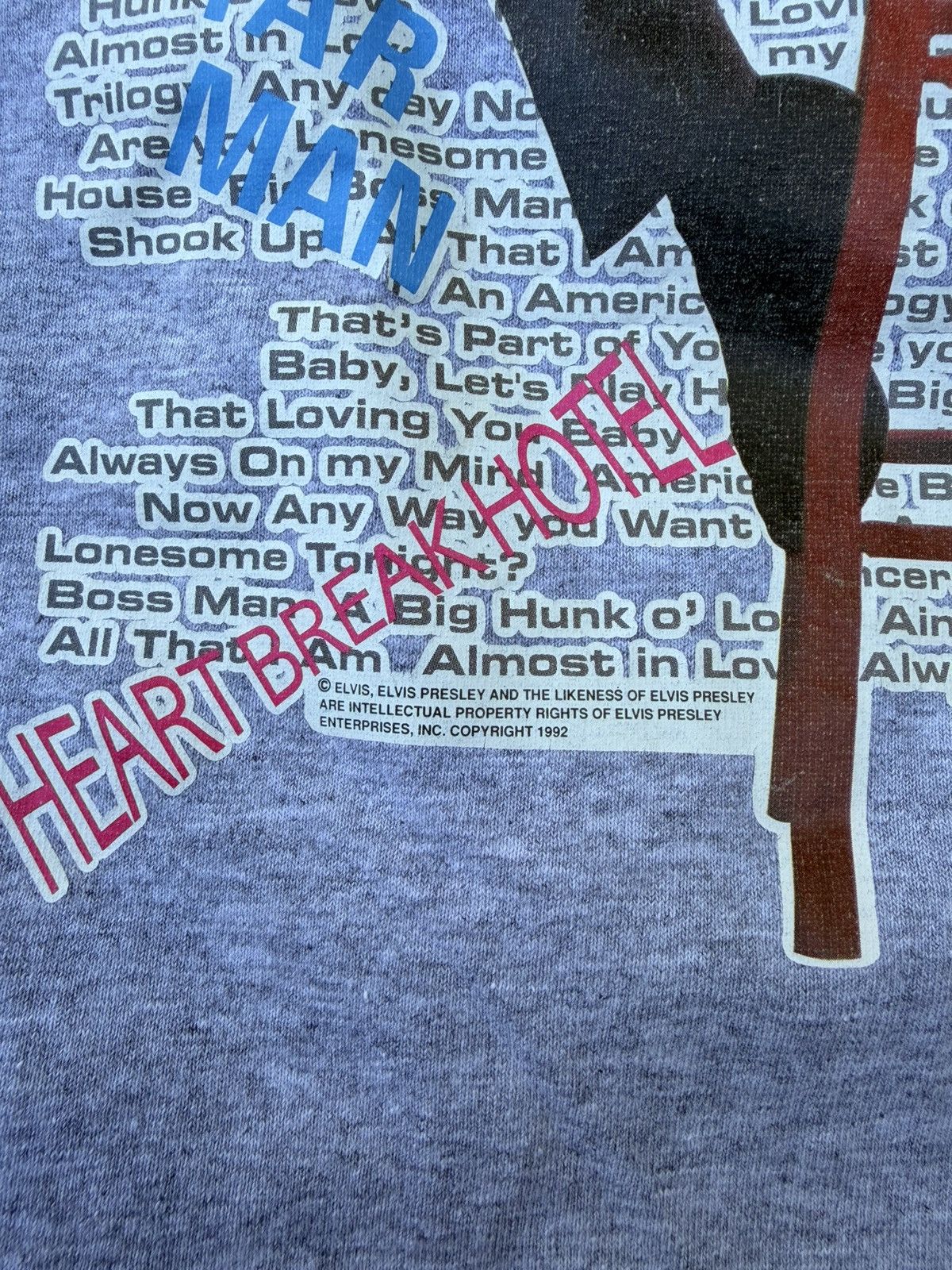 Band Tees VTG 1992 Elvis tee Size Large Size US L / EU 52-54 / 3 - 4 Thumbnail