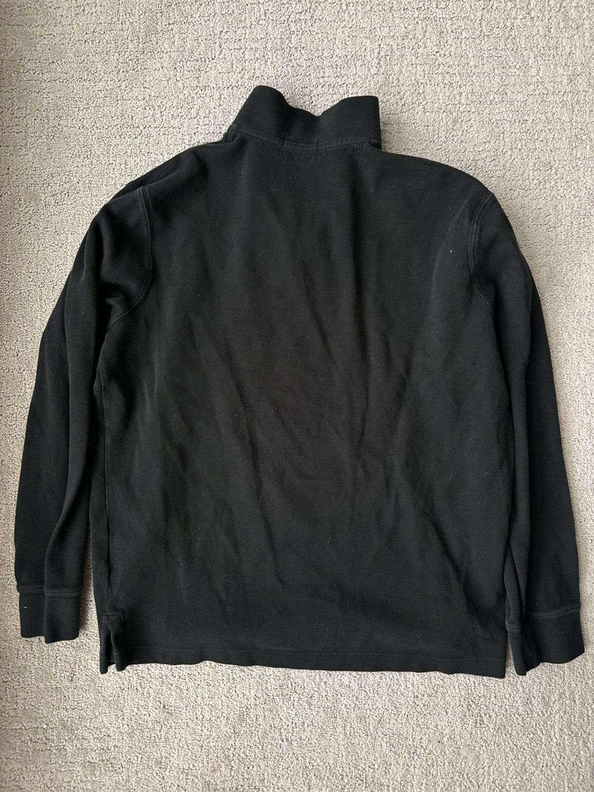 Ralph Lauren Ralph Lauren Black Quarter-Zip Sweater Size L / US 10 / IT 46 - 3 Thumbnail