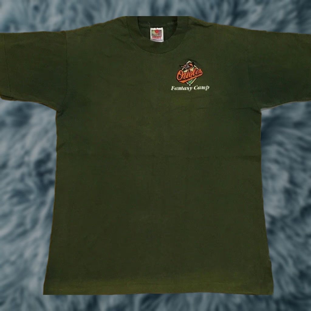 Vintage VINTAGE Baltimore Orioles Fantasy Camp Faded Distress Shirt M Baseball Grunge Shirt Mens Green 90s Orioles Fantasy Camp Grunge Vintage 90s Baltimore Size US M / EU 48-50 / 2 - 1 Thumbnail