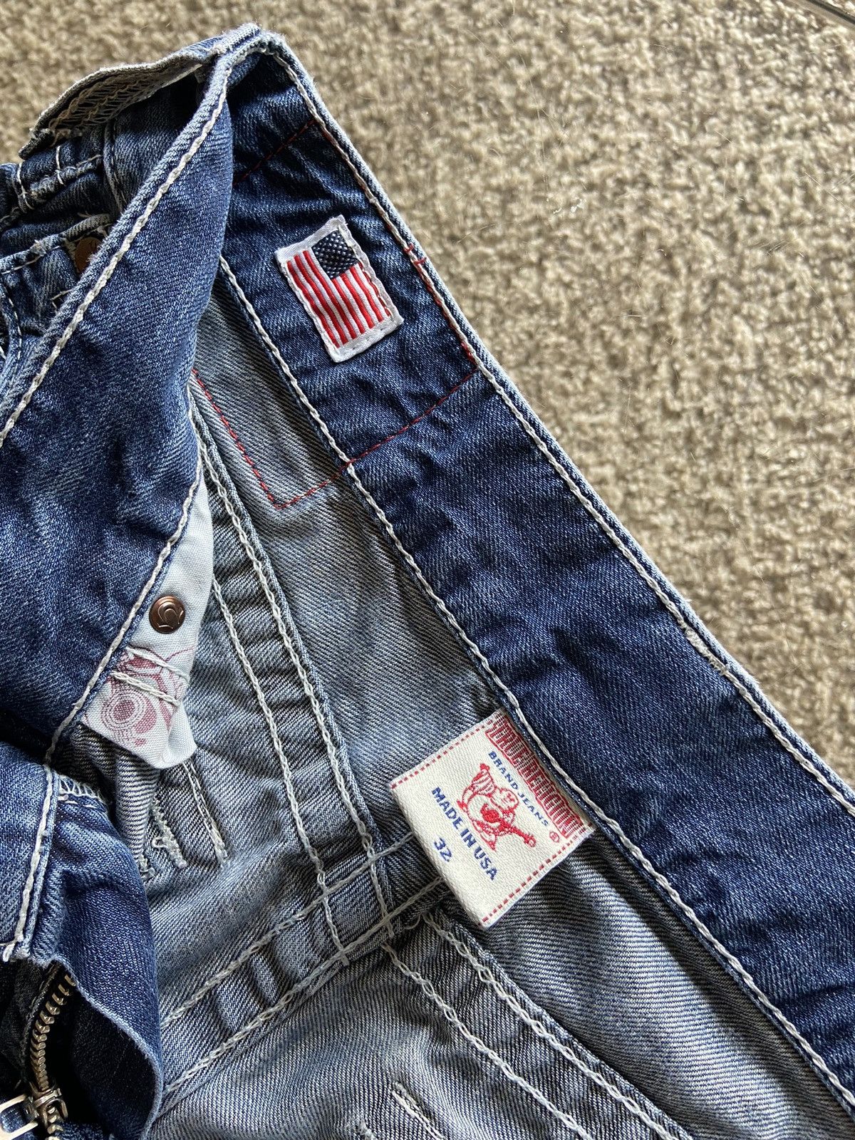 True Religion True Religion Ricky Jeans Cropped Denim Shorts Size US 32 / EU 48 - 8 Thumbnail