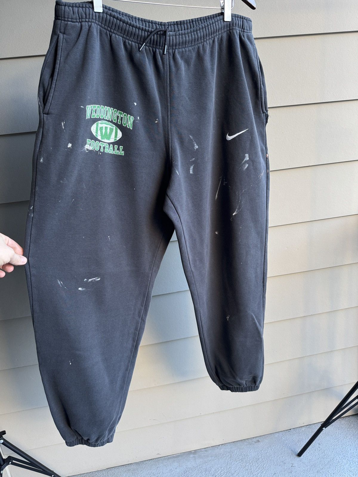 Nike 90s Nike Team sweatpants trashed distressed faded XL-XXL Size US 38 / EU 54 - 1 Thumbnail