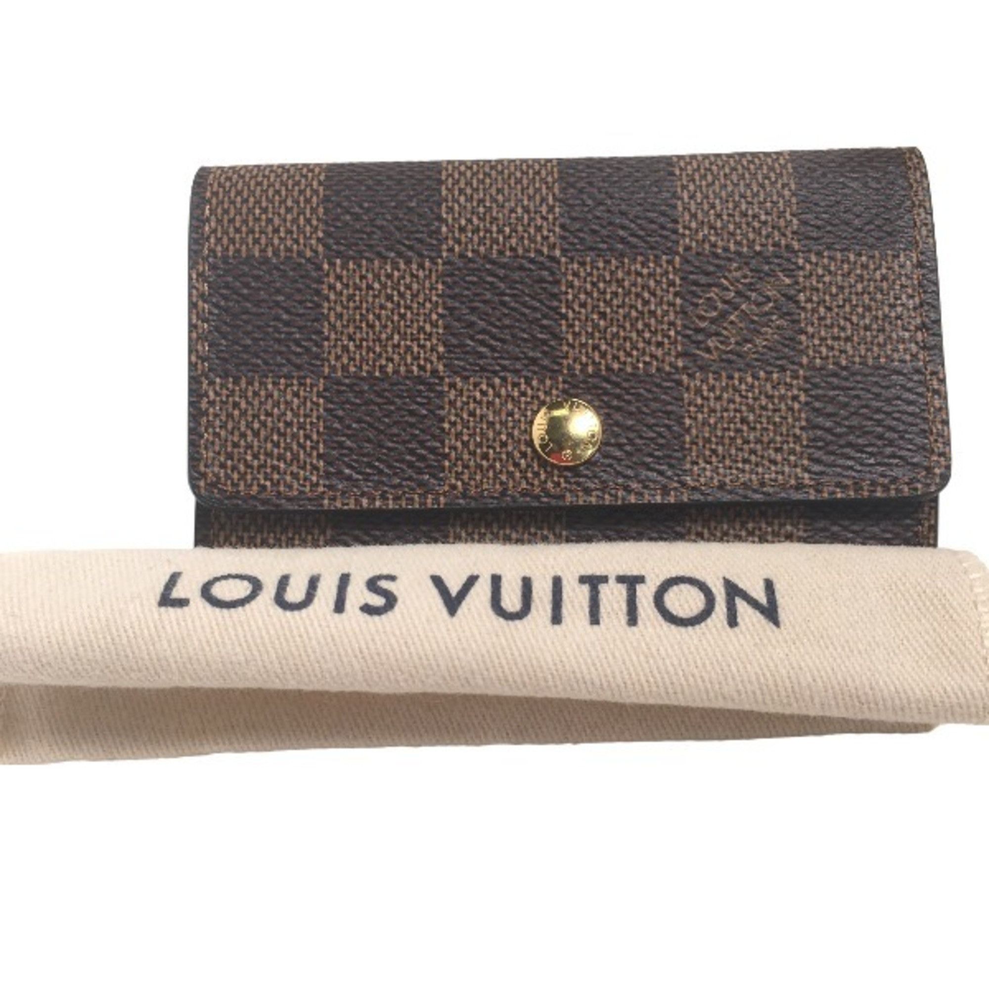 image of Louis Vuitton Key Case For 6 Damier Multicle N62630 Louis Vuitton Brown Lv, Women's