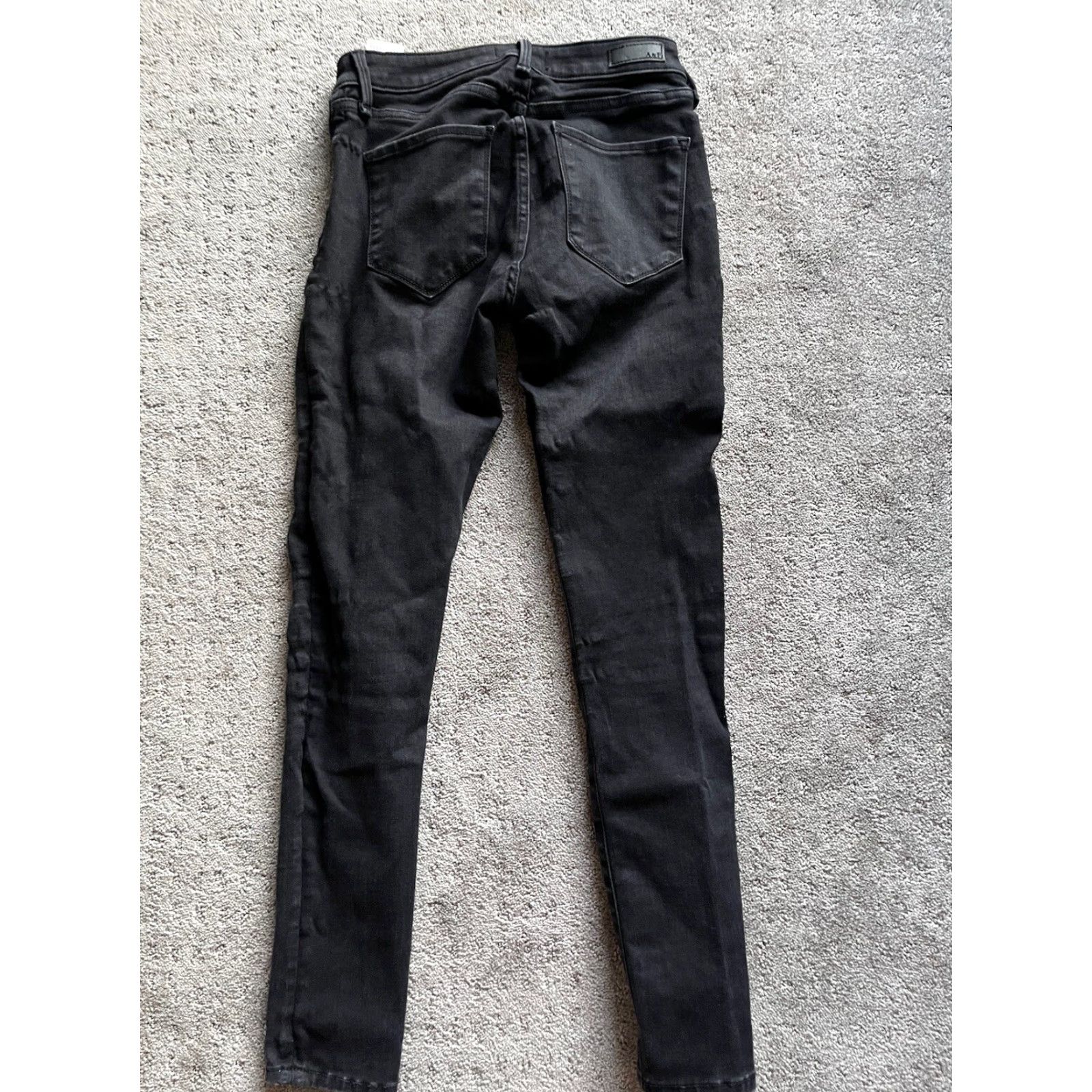 Abercrombie & Fitch ABERCROMBIE & FITCH Jeans Womens Size 25 Black Mid Rise Super Skinny Ankle Denim Size 42" / US 20 - 3 Thumbnail
