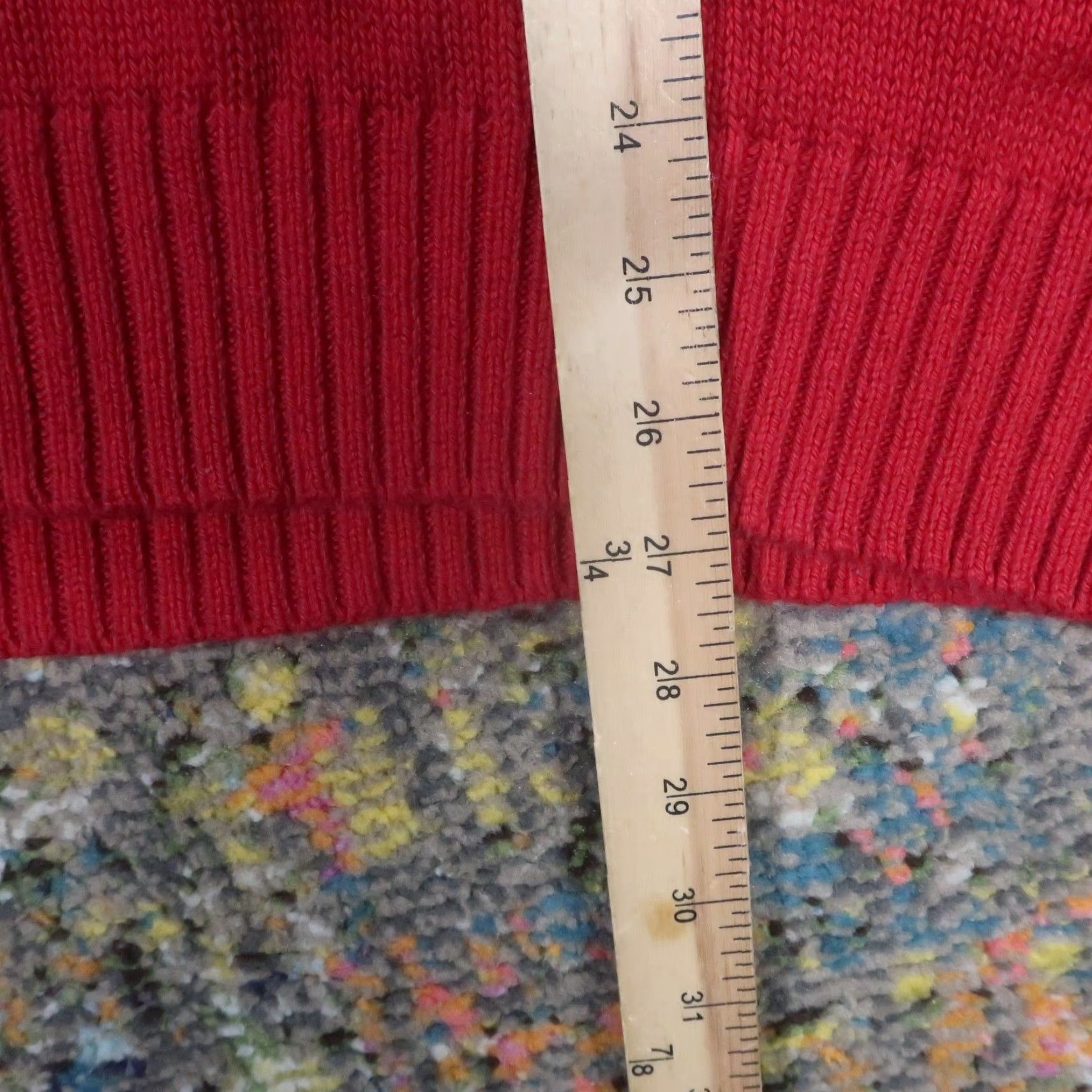 Polo Ralph Lauren VINTAGE Polo Ralph Lauren Sweater Mens XL Red Crew Neck Pullover Knit Solid Logo 90s Grunge Rock Classic Designer Casual All Seasons Size US XL / EU 56 / 4 - 7 Thumbnail