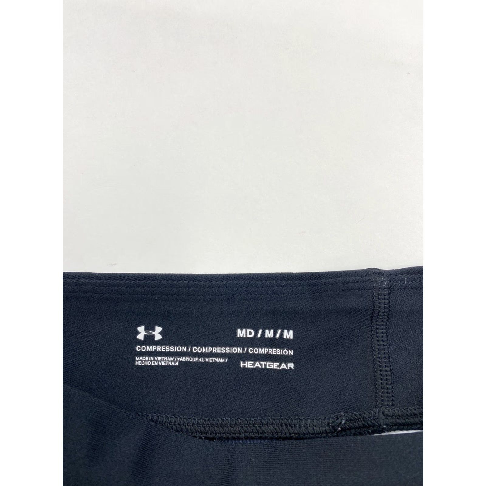 Under Armour Under Armour Cropped Leggings Womens M Black Compression Running & Jogging Gym & Training Yoga Size 32" / US 10 / IT 46 - 3 Thumbnail