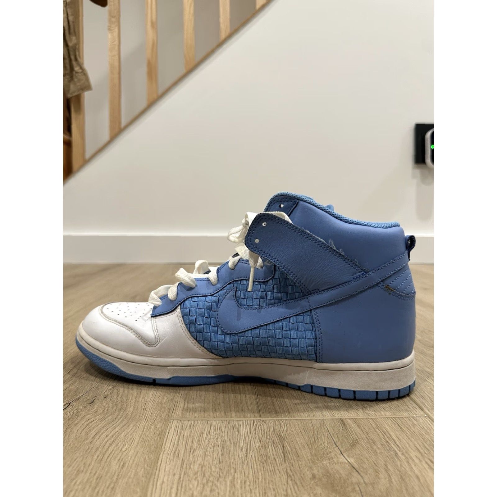 Nike VINTAGE? Nike Dunk High University Blue Shoe Size 13 Men Blue 13 Nike Dunk High Top Sneakers Men's 13 Nike Dunk Sneaker Size US 13 / EU 46 - 6 Thumbnail