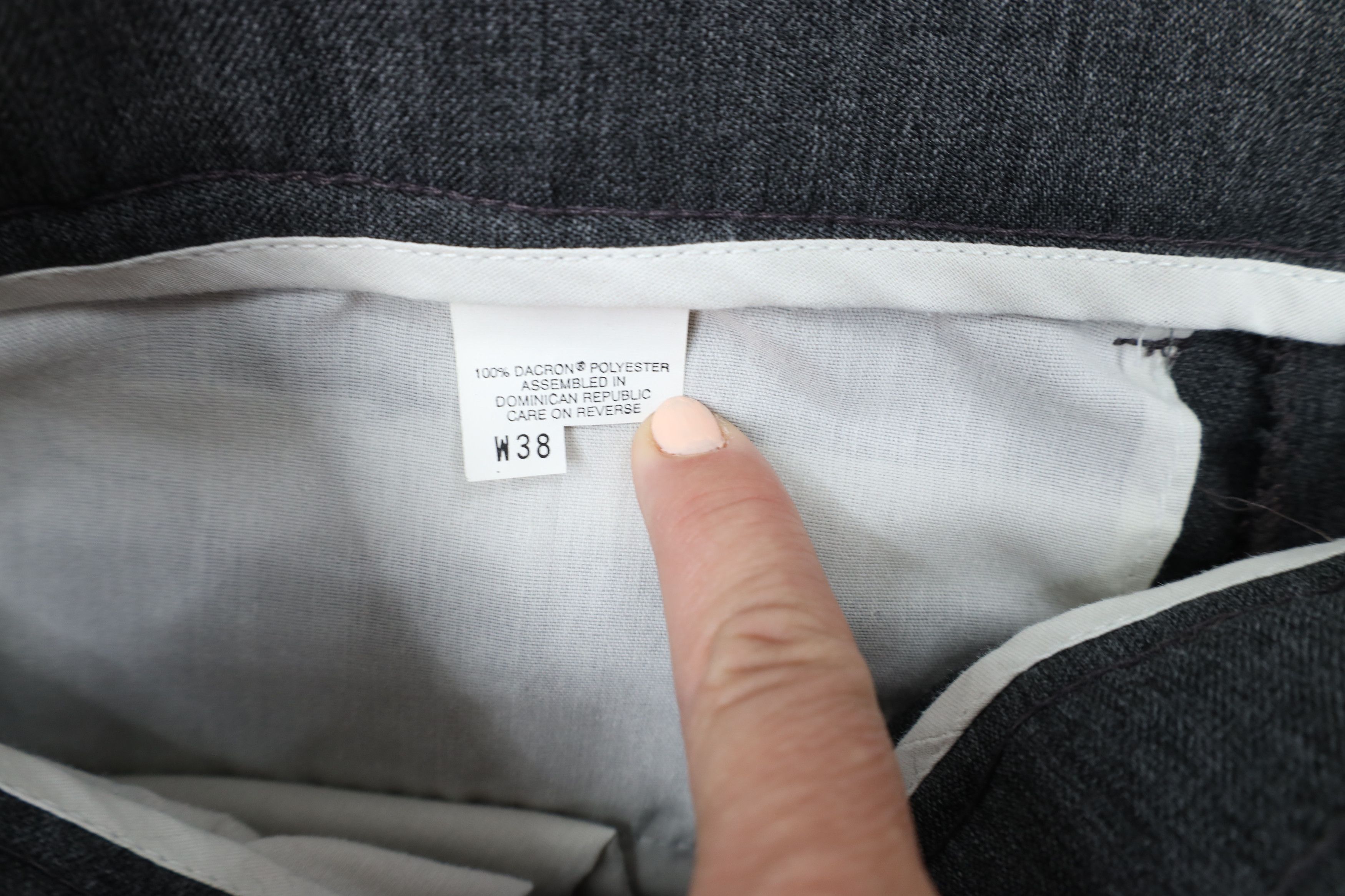 Levi's Vintage 90s Levis Knit Wide Leg Chino Pants Dark Gray Size US 38 / EU 54 - 9 Thumbnail