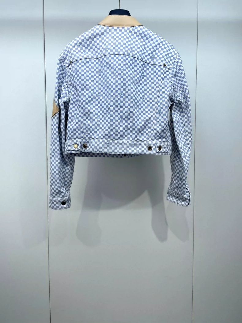 Louis Vuitton LOUIS VUITTON Classic checkerboard patchwork leather sleeve Size XS / US 0-2 / IT 36-38 - 2 Thumbnail