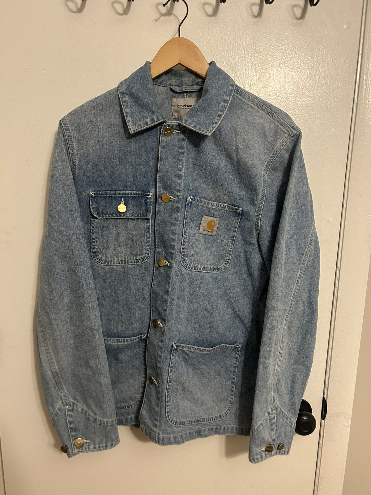 Carhartt Vintage Carhartt Denim Jacket Size US L / EU 52-54 / 3 - 1 Thumbnail