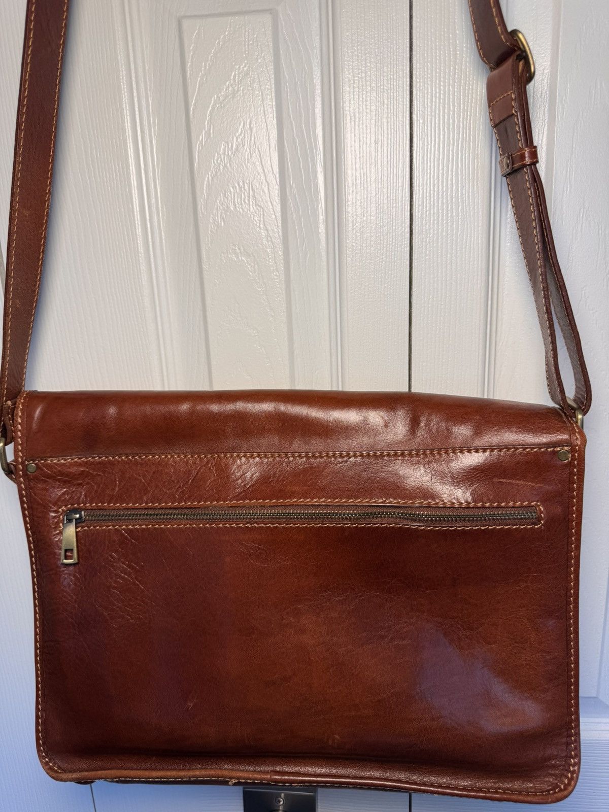 Other Italian leather briefcase - Cognac Color - Great Condition Size ONE SIZE - 7 Thumbnail
