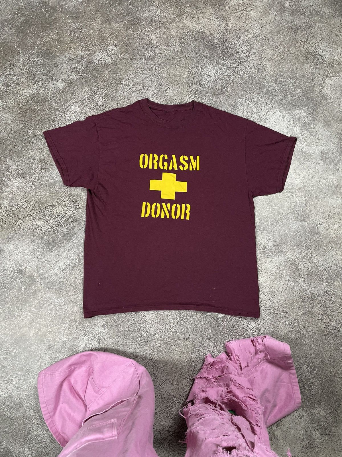 Vintage Vintage Y2K Graphic Tee Sun Faded Slogan Print Streetwear L Size US L / EU 52-54 / 3 - 1 Thumbnail