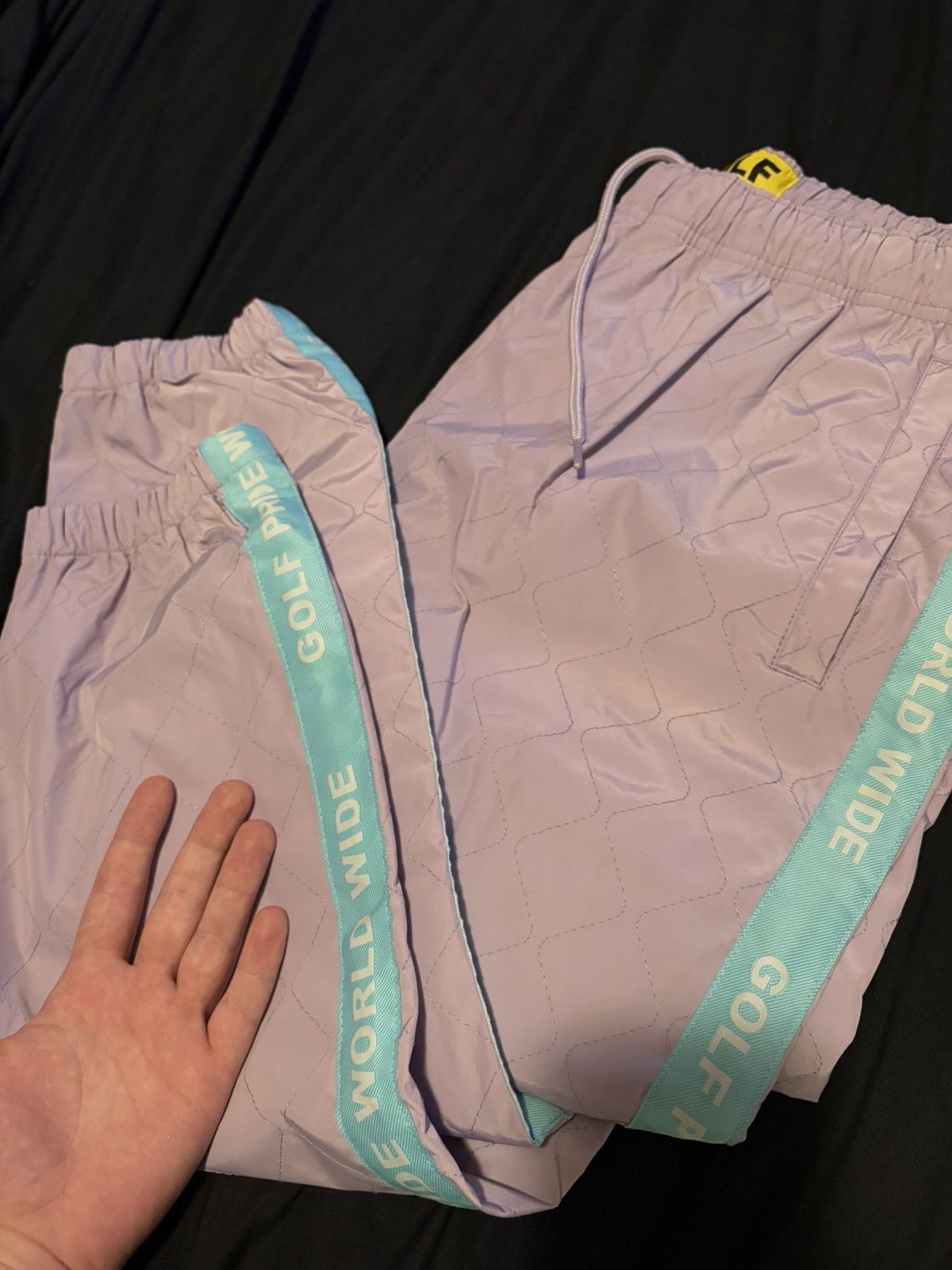 Golf Wang Golf Pride World Wide Purple/Blue Track Pants - Size 32 Size US 32 / EU 48 - 2 Thumbnail
