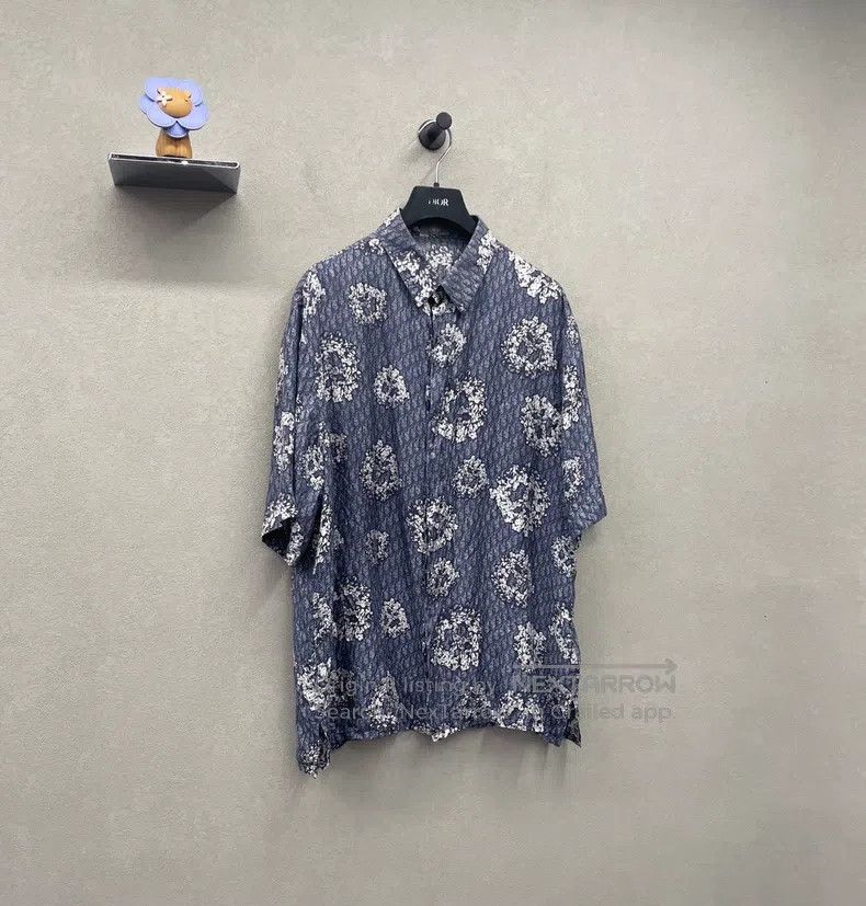 Dior Dior FW23 old-fashioned short-sleeved shirt Size US XXS / EU 40 - 4 Thumbnail