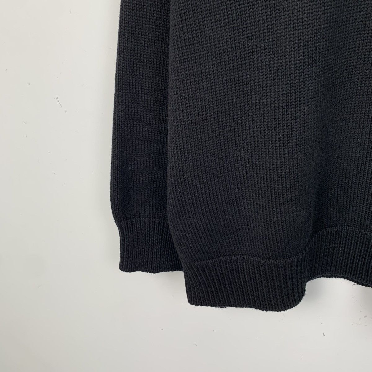 Balenciaga Balenciaga Black Number & Letter Crew Neck Sweatshirt K26WX Size US L / EU 52-54 / 3 - 4 Thumbnail