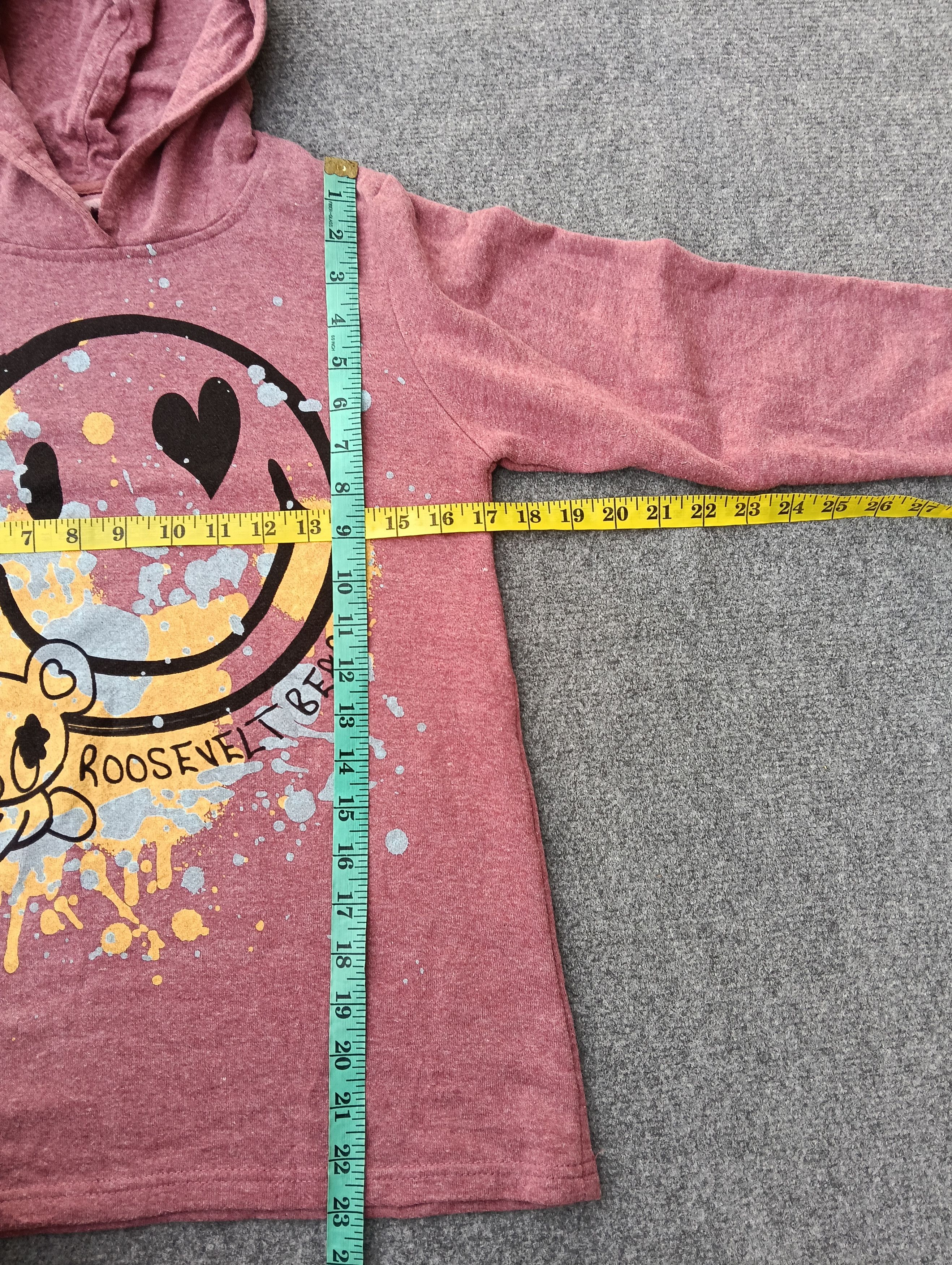 Japanese Brand Roosevelt Bear x Smiley Face Hoodie– for kids. Size US XXS / EU 40 - 2 Thumbnail