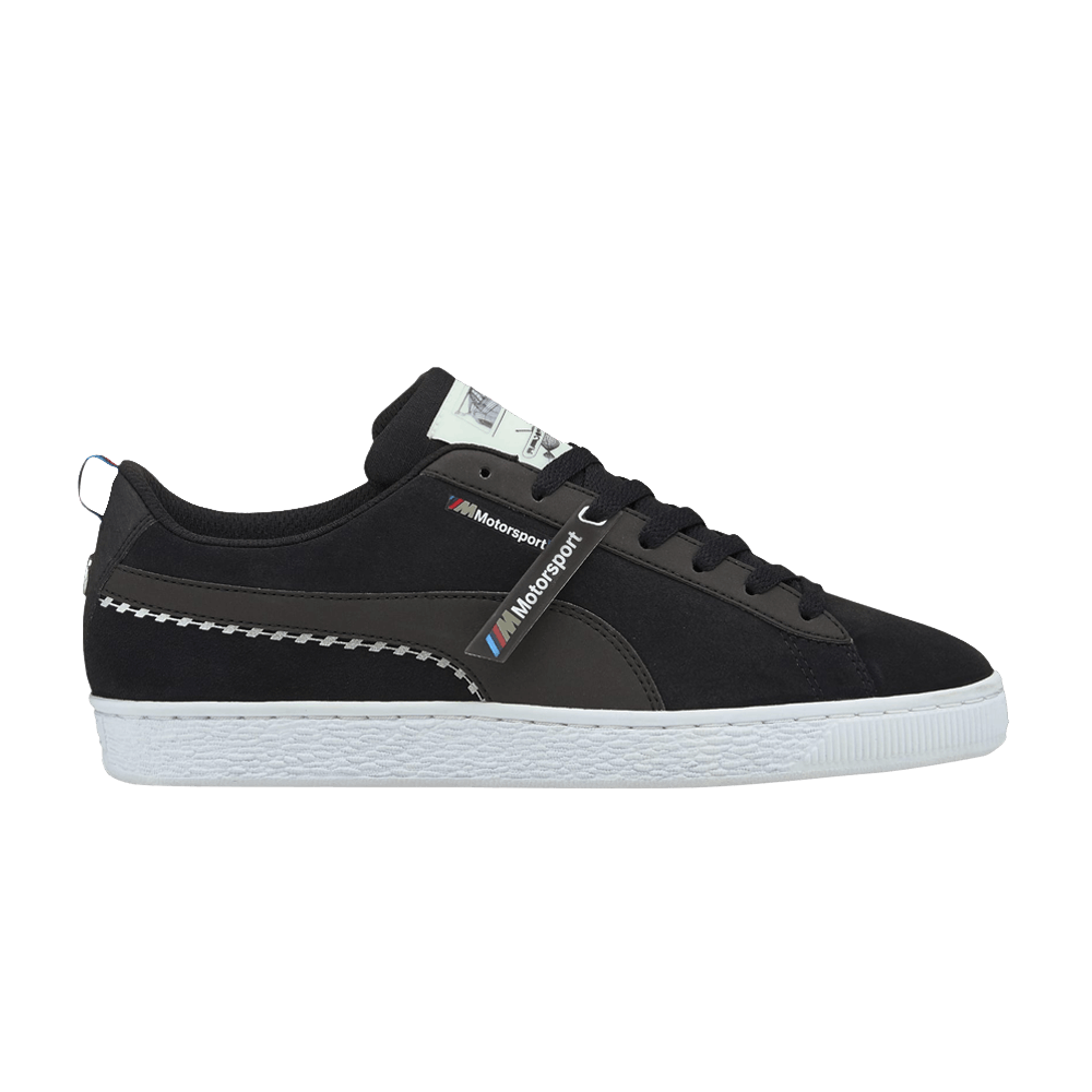 image of Bmw Motorsport X Suede 21 Black Shoes, Men's (Size 12)