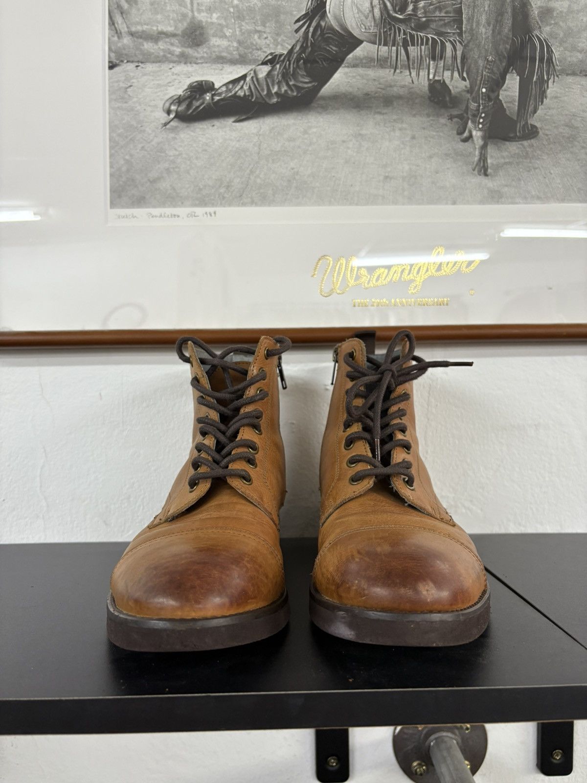 Alfredo Bannister Alfredo Bannister Patina Brown Leather Boots Size US 8 / EU 41 - 5 Thumbnail