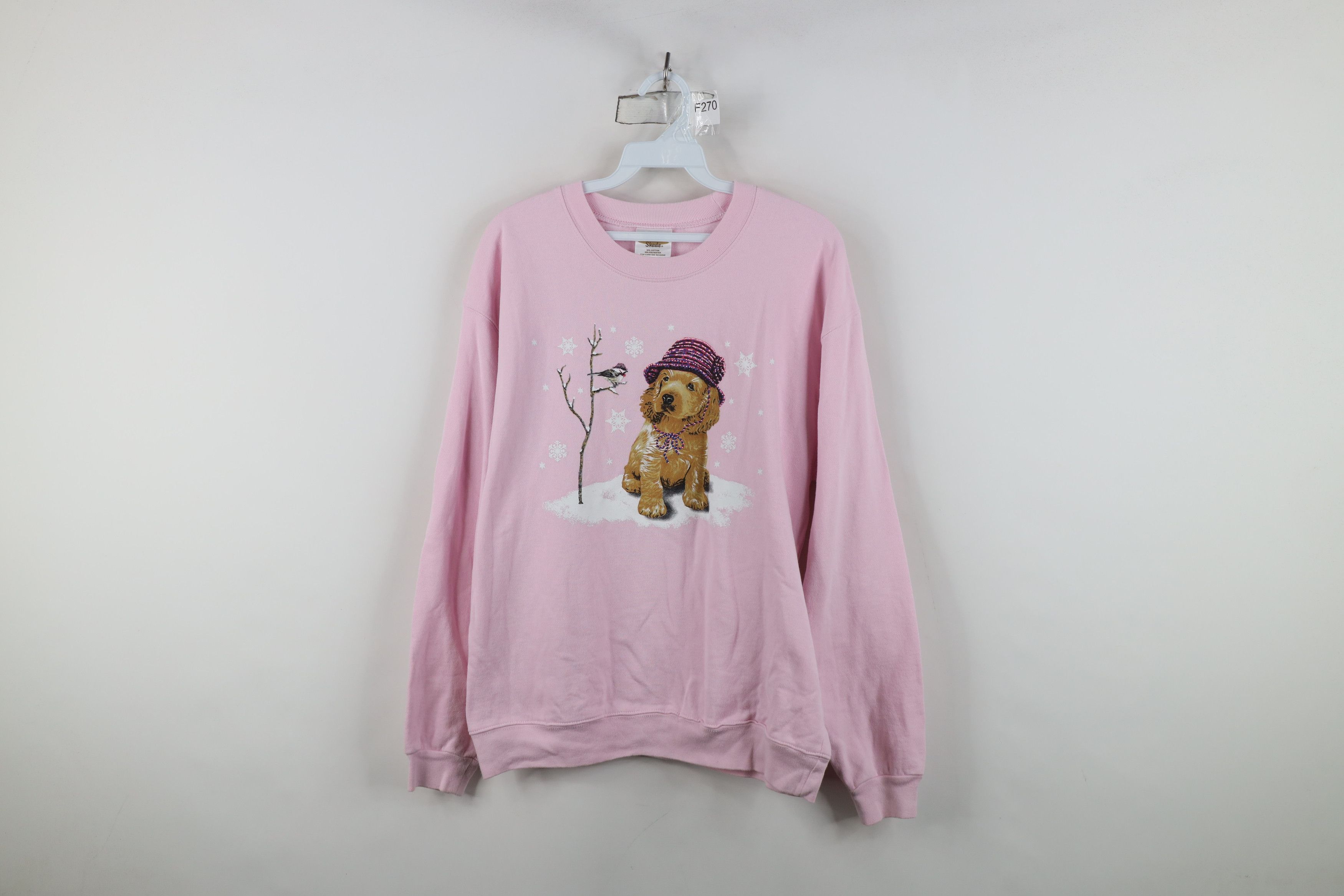 Vintage Vintage 90s Y2K Streetwear Retriever Puppy Dog Sweatshirt Size M / US 6-8 / IT 42-44 - 1 Thumbnail