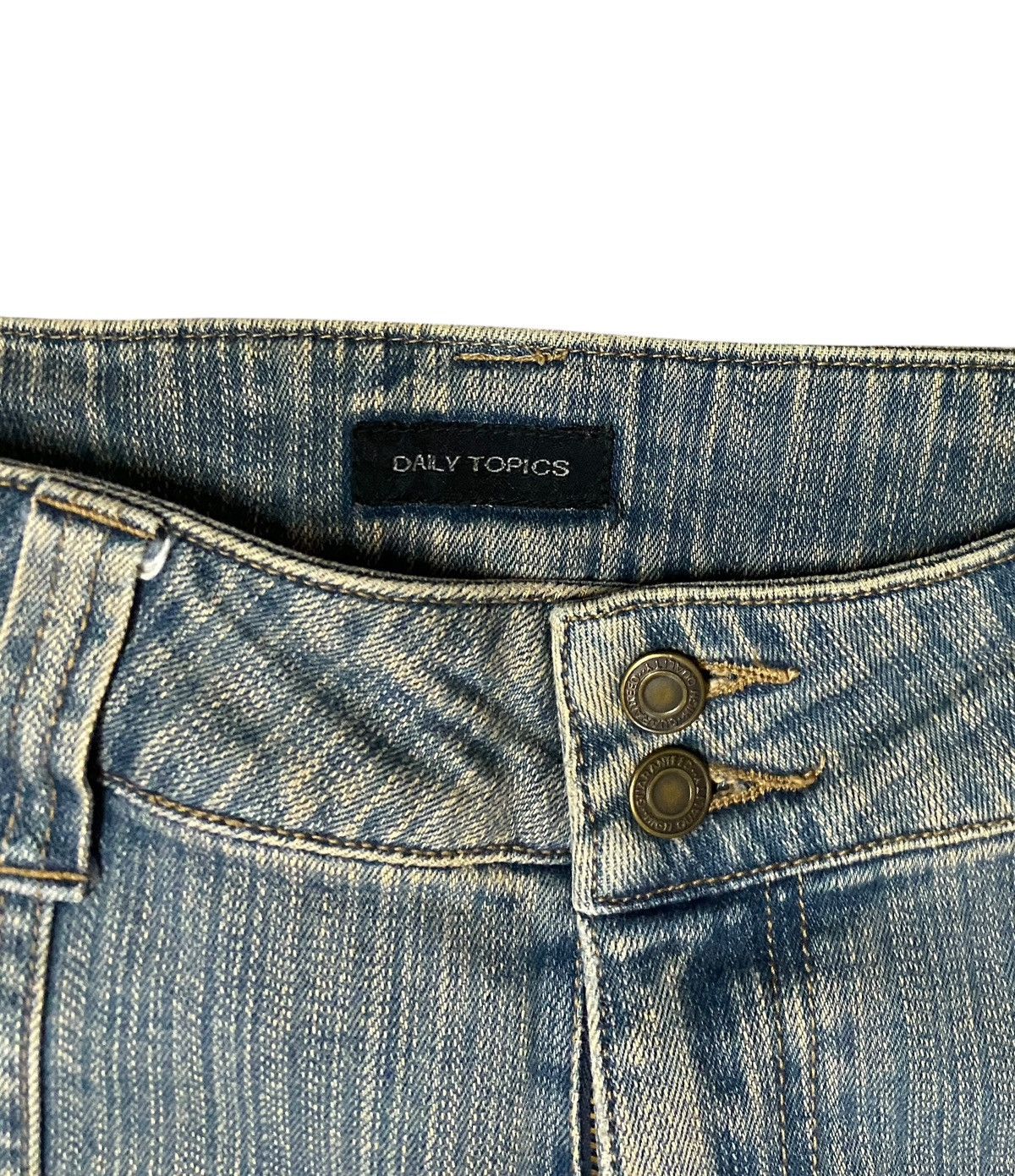 Japanese Brand Rare Vintage Japanese Brand Daily Topics Flared Jeans 1990s Size US 28 / EU 44 - 6 Thumbnail