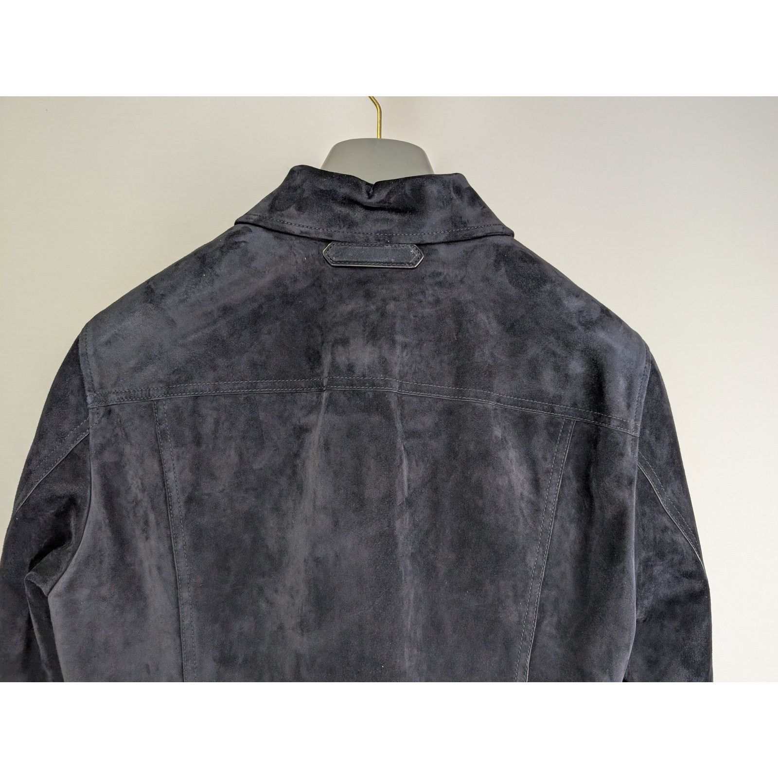 Tom Ford o1rshd1 Suede Button Jacket in Dark Navy Size US M / EU 48-50 / 2 - 11 Thumbnail