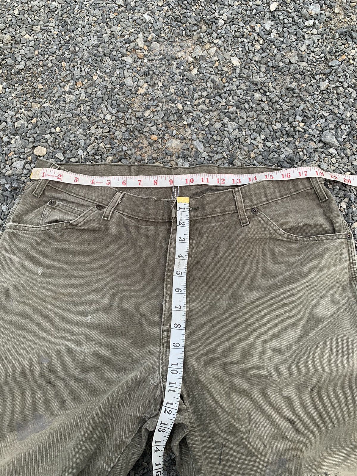 Dickies VINTAGE DICKIES CARPENTER WORKWEAR FADED DISTRESSED DENIM Size US 36 / EU 52 - 15 Thumbnail