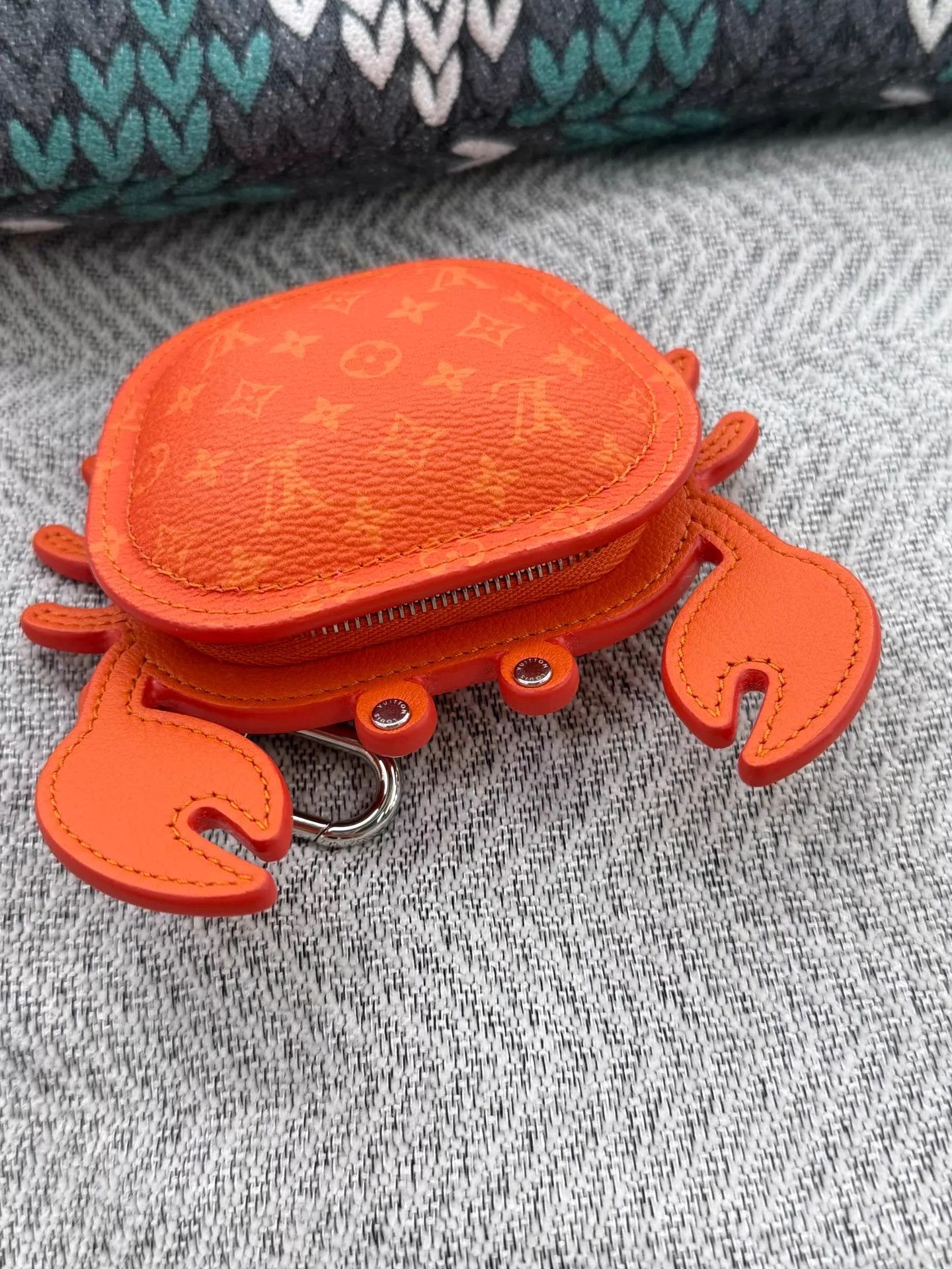 Louis Vuitton LV Orange Mini Crab Bag Charm/Keychain New Size ONE SIZE - 3 Thumbnail