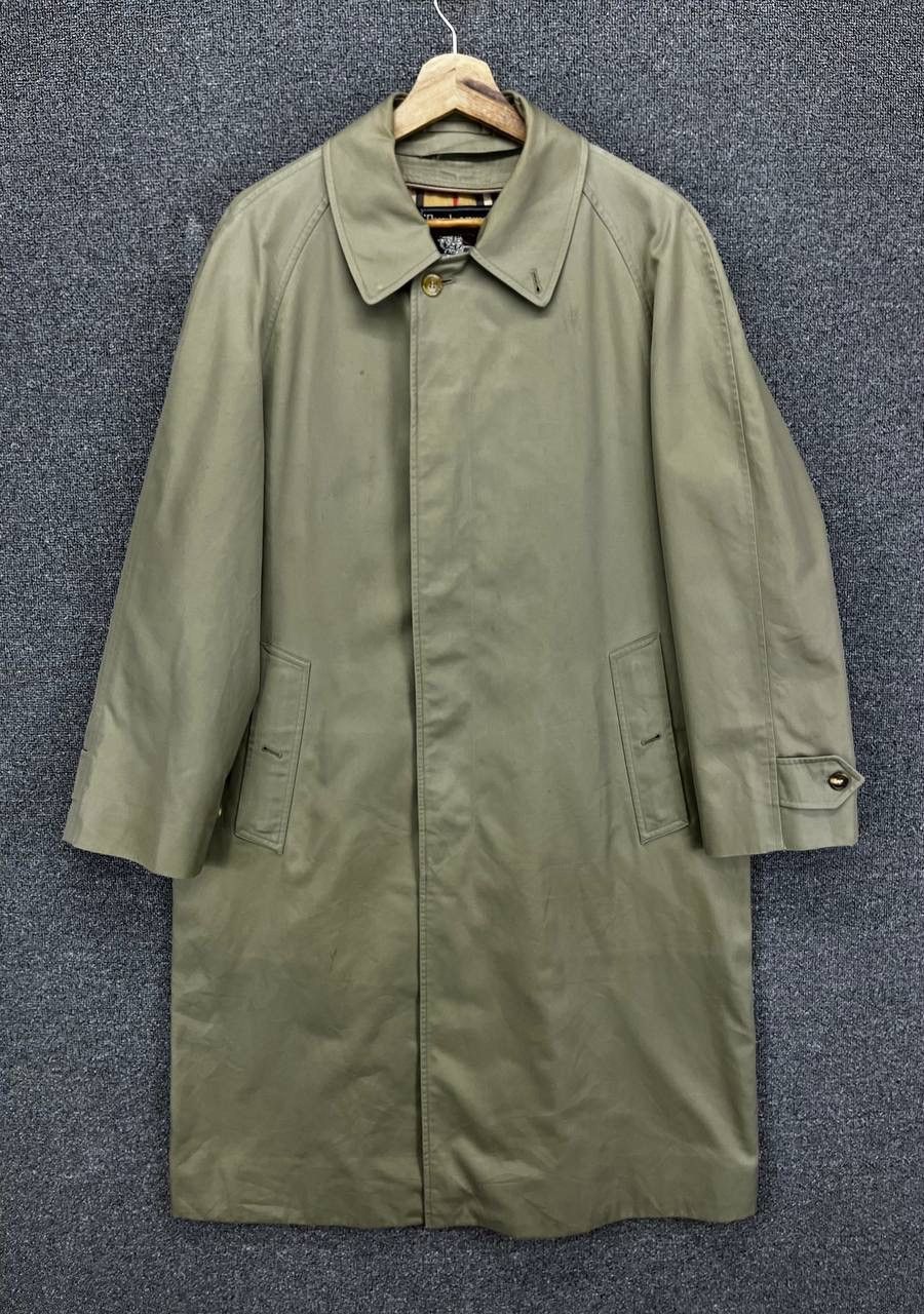 Burberry Vintage Burberry Nova Check Trench Coat Long Jacket Size US L / EU 52-54 / 3 - 1 Thumbnail