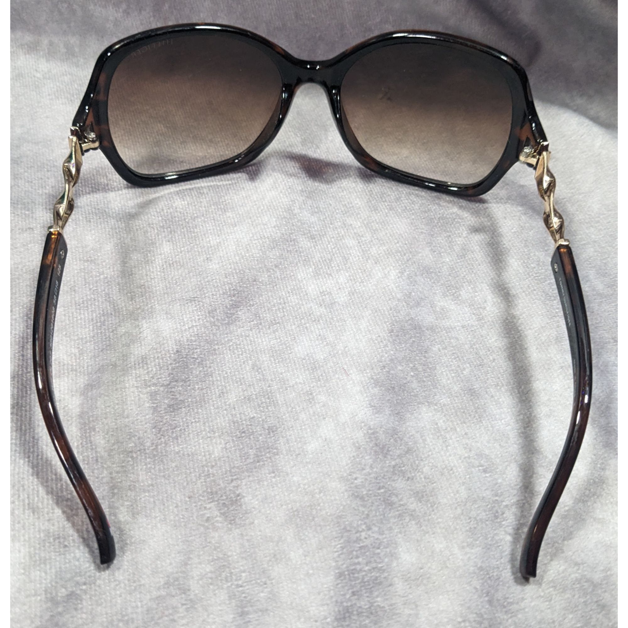 Tommy Hilfiger Tommy Hilfiger Preppy Joy WP Tortoise And Gold Twist Sungles Size ONE SIZE - 4 Thumbnail
