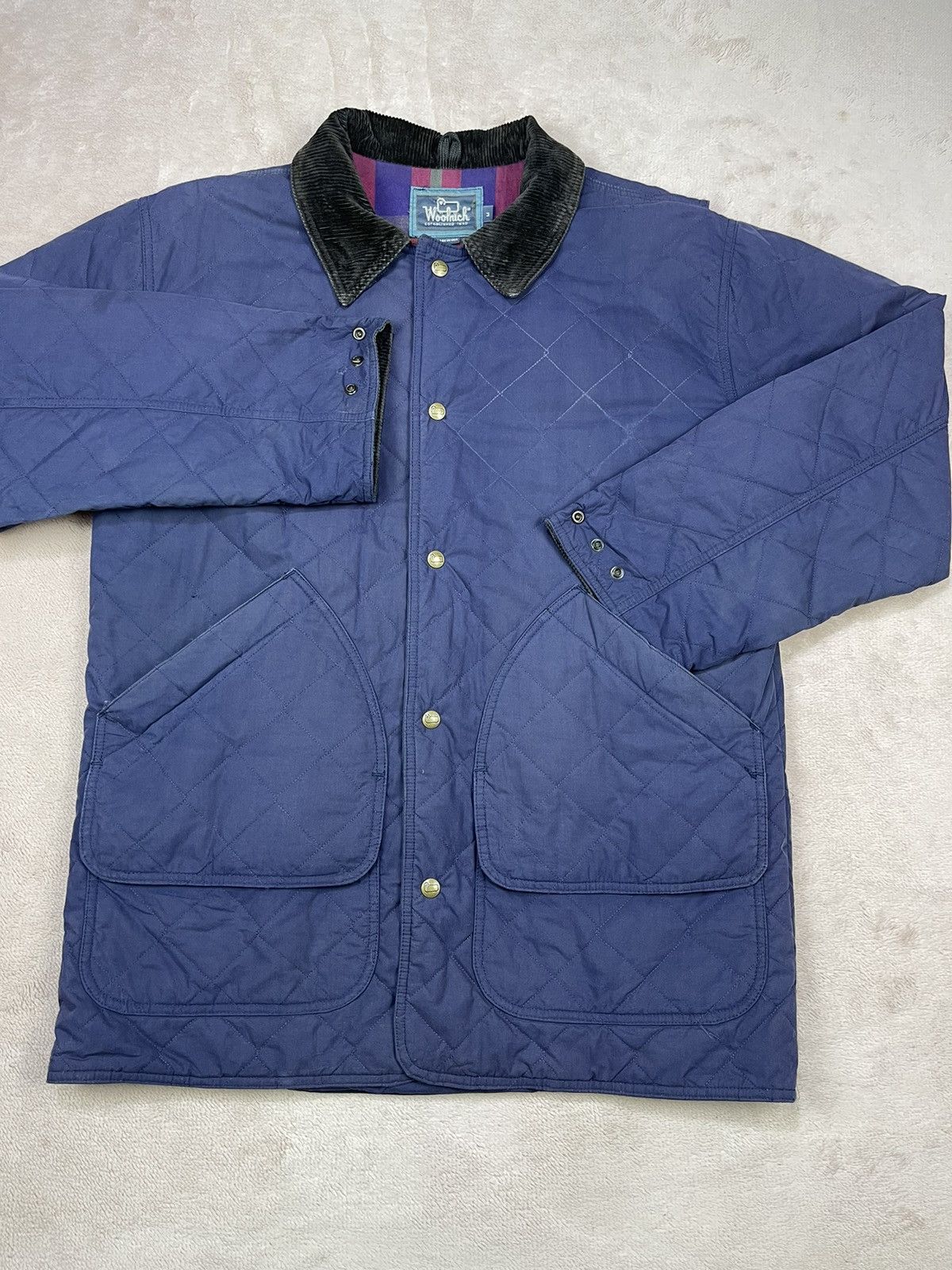 Woolrich Woolen Mills Vtg Woolrich USA Diamond Quilted Chore Jackets Size US M / EU 48-50 / 2 - 2 Thumbnail
