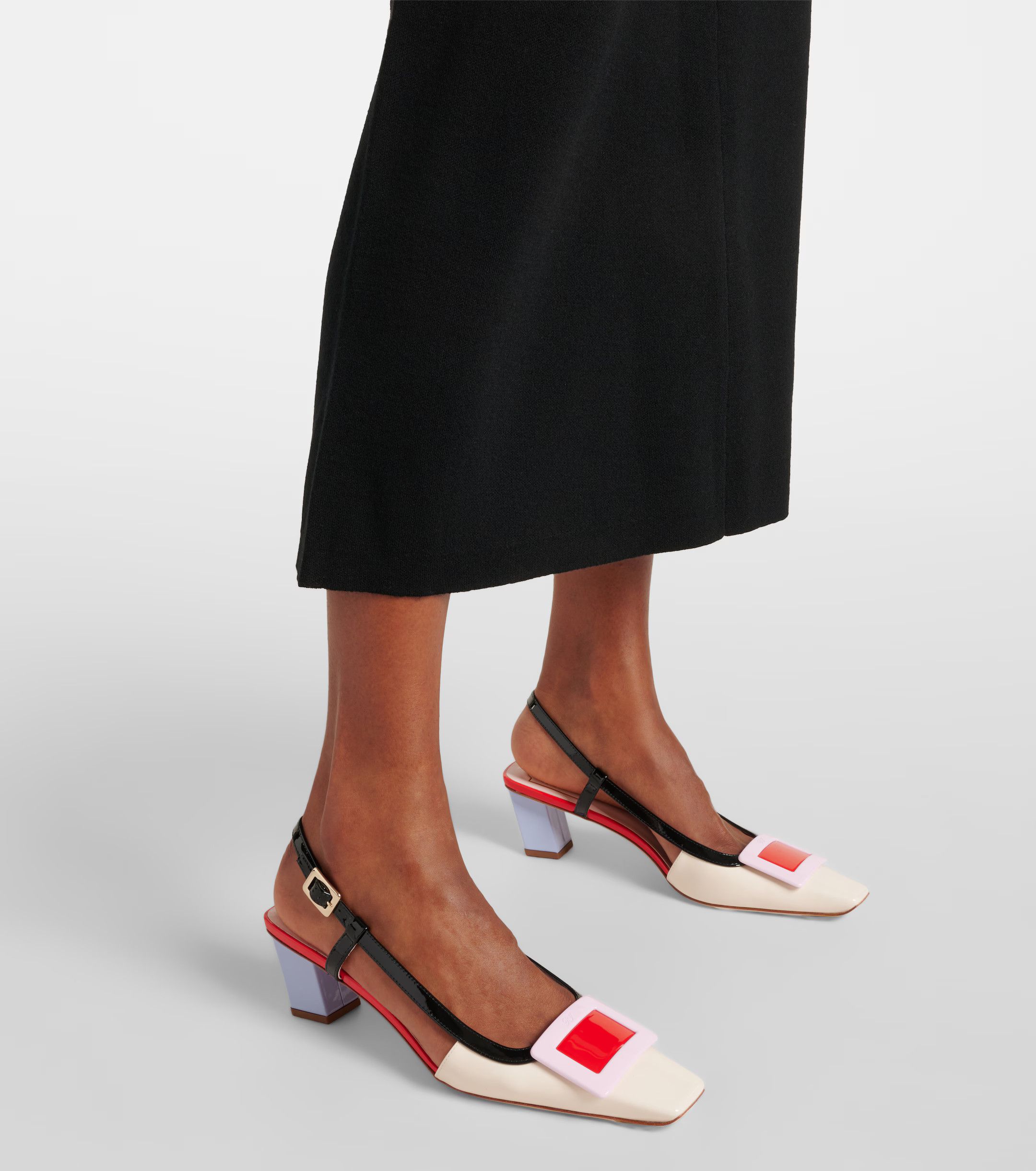 Roger Vivier o1s22i1n0824 Belle Slingback Pumps in Multicolor Size US 6 / IT 36 - 3 Thumbnail