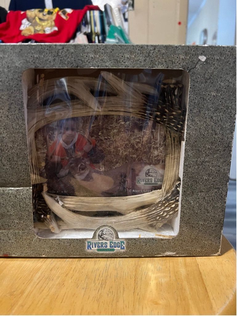 Other Rivers Edge Antler Picture Frame One Size Beige Brown Size ONE SIZE - 1 Thumbnail