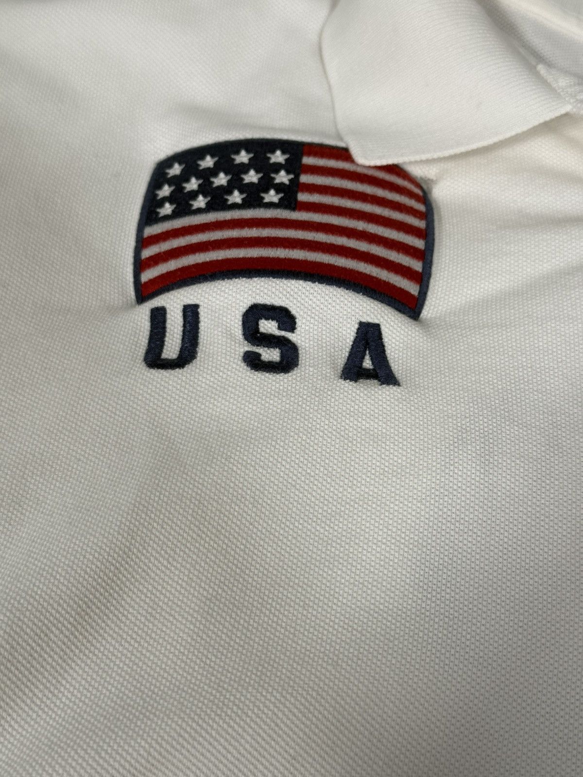 Polo Ralph Lauren Polo Ralph Lauren USA Bejing 2008 Olympics Polo Size US XL / EU 56 / 4 - 7 Thumbnail