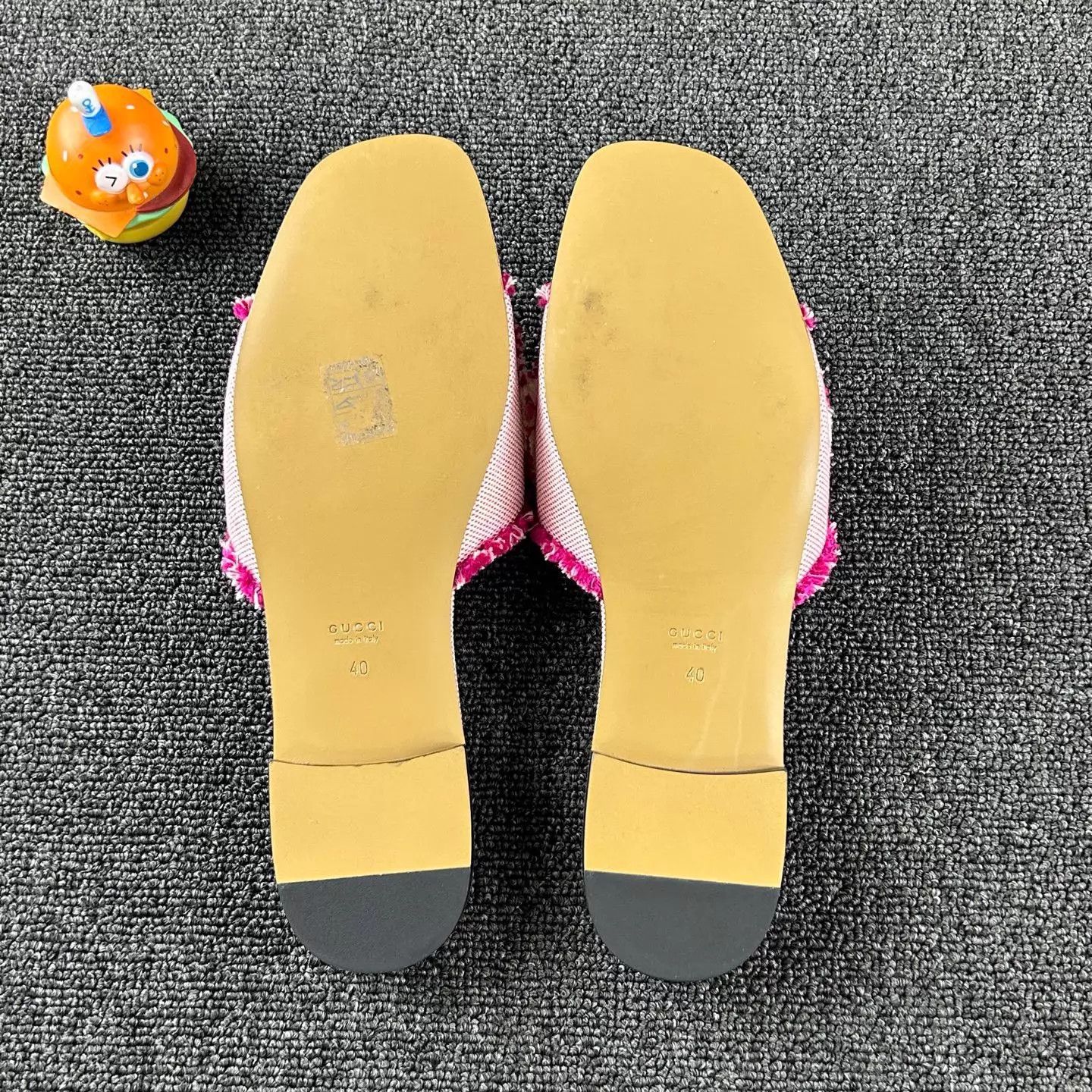 Gucci Gucci Pink Cutout Double G Slippers 40 Size US 9.5 / IT 39.5 - 6 Thumbnail